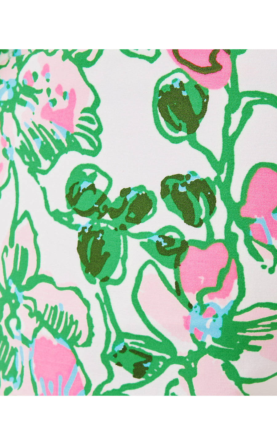 GRETCHEN HIGH RISE 7" SHORT, MULTI OVERSIZED ORCHIDS ON THE AVENUE ALLOVER