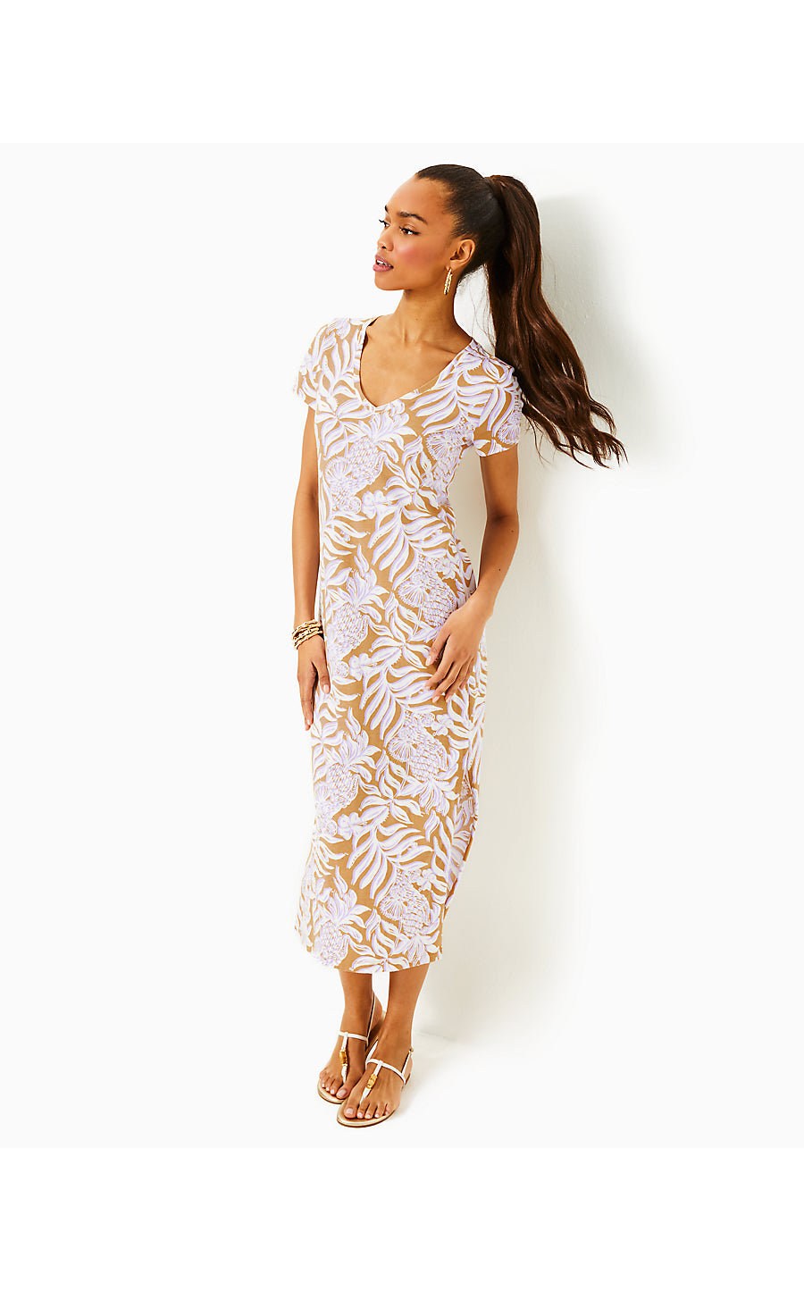 ETTA SHORT SLEEVE MAXI DRESS, RATTAN BON VIVANTS Palm Place ETTA SHORT SLEEVE MAXI DRESS, RATTAN BON VIVANTS Palm Place