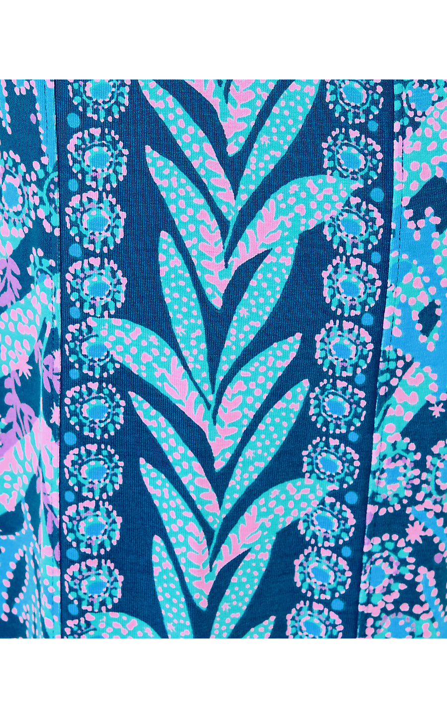 ALLENA KNIT PALAZZO PANT, BARTON BLUE STAR GAZING ENGINEERED PANT