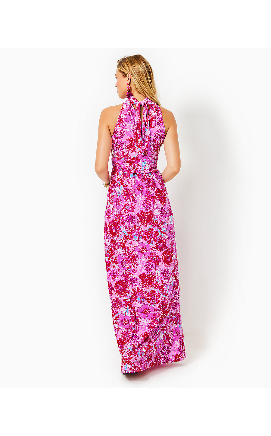 WYOTA MAXI DRESS, LILAC THISTLE IN THE WILD FLOWERS