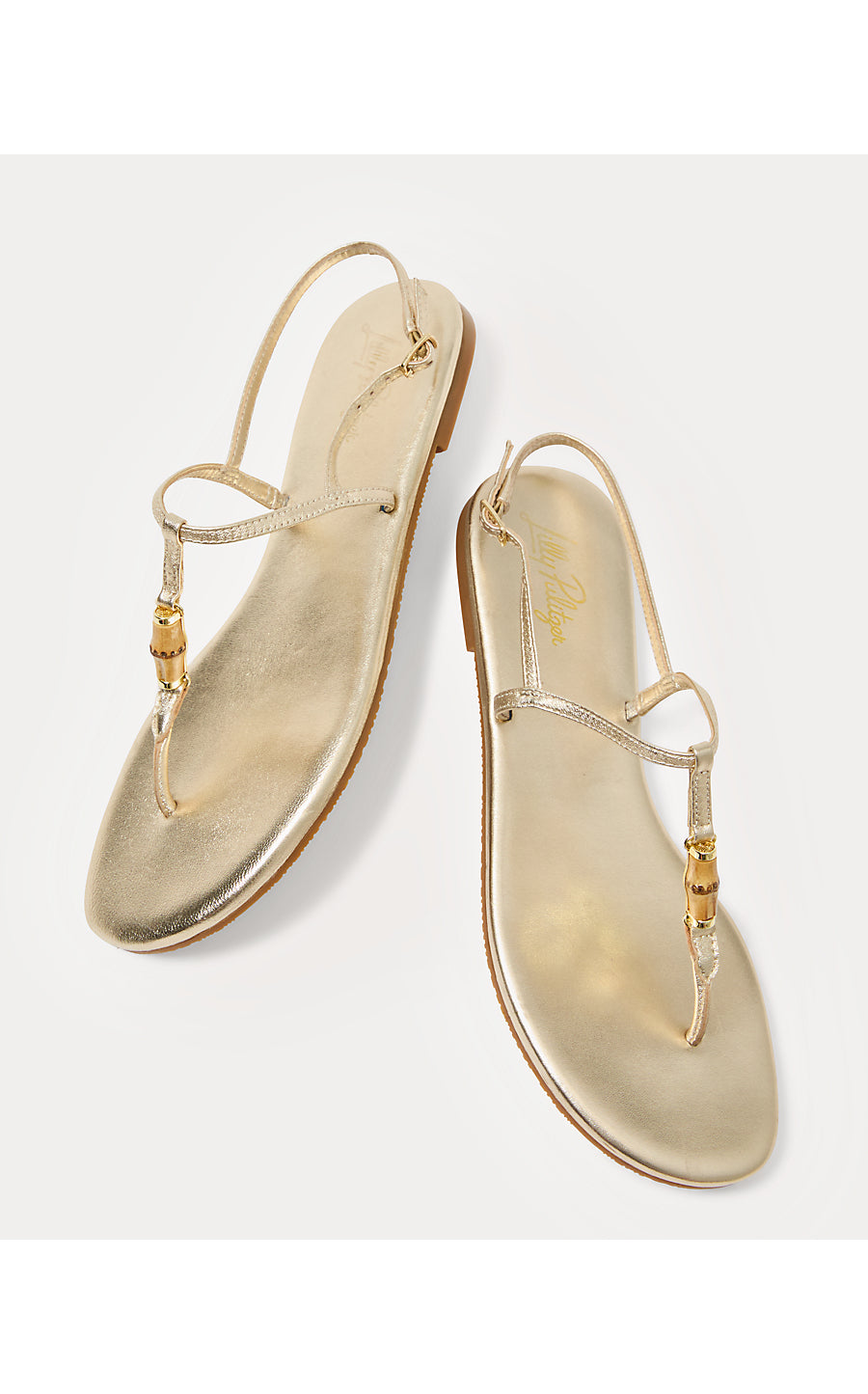 LEENA SANDAL, GOLD METALLIC