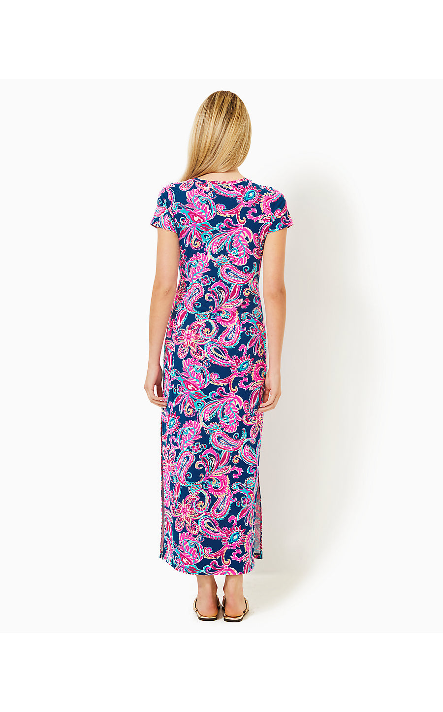 KADEN UPF 50+ MAXI DRESS, MULTI FLITTING ABOUT