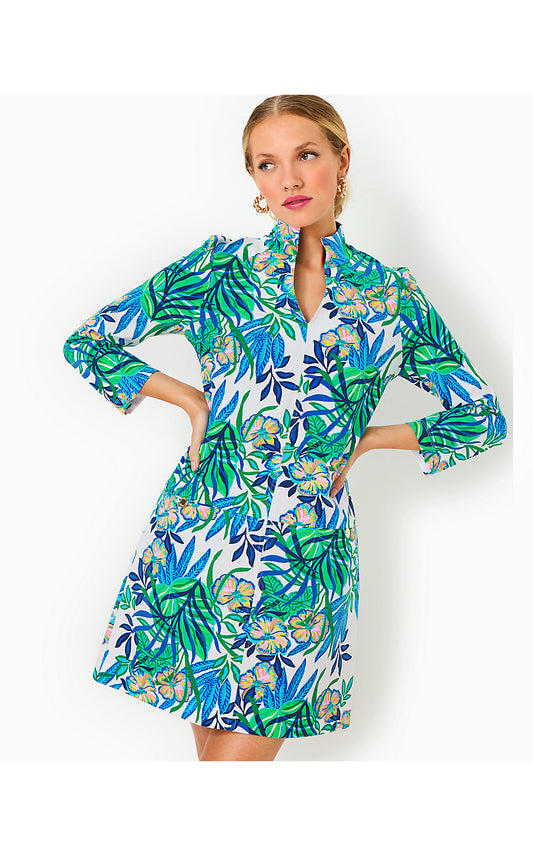 ROSIE DRESS, MULTI GOLDEN HOUR GLAM