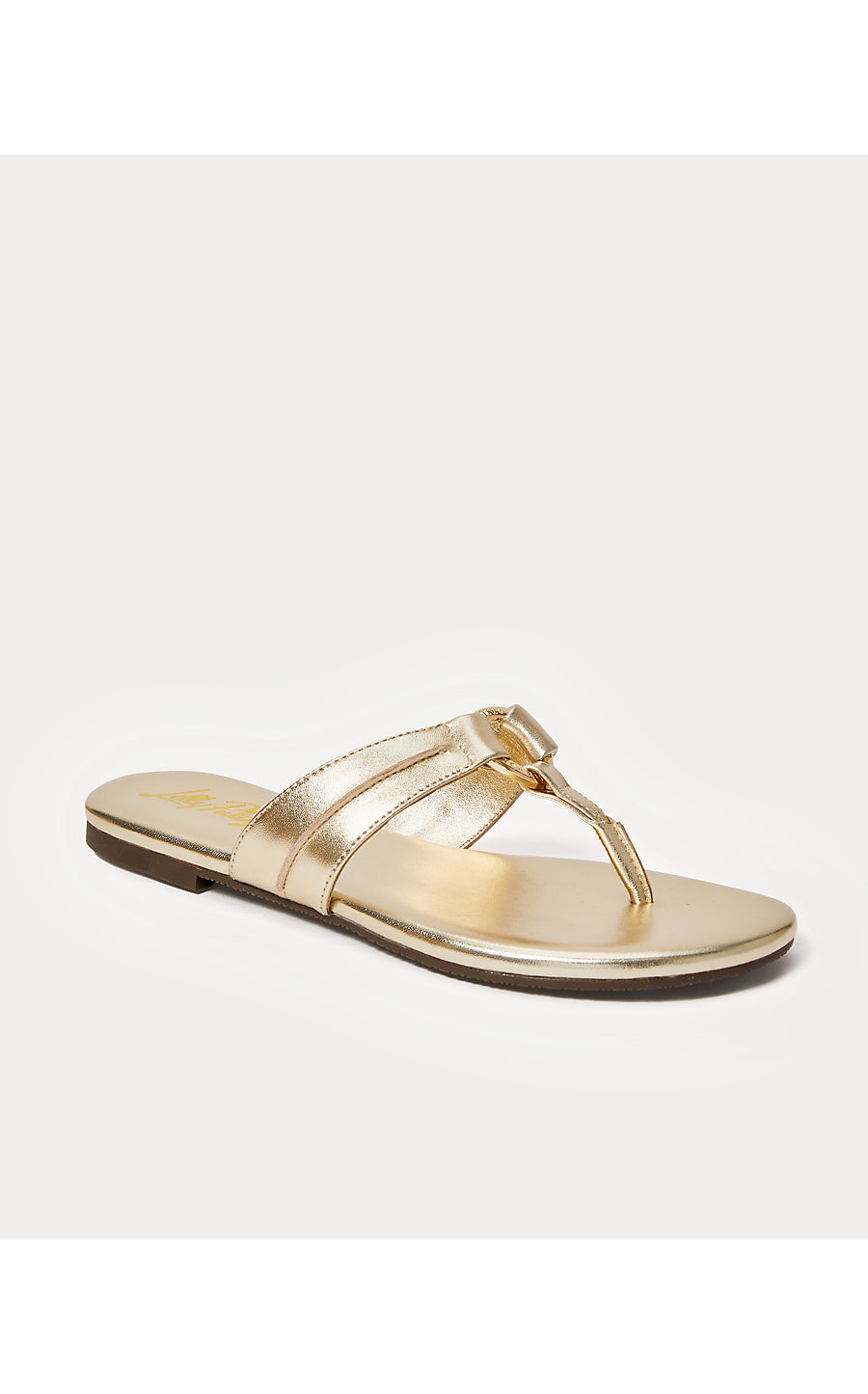 MCKIM SANDAL, GOLD METALLIC