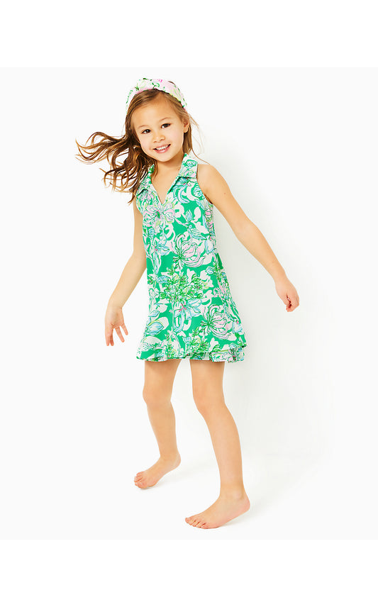 MINI DANIA DRESS UPF 50+, SPEARMINT BLOSSOM VIEWS