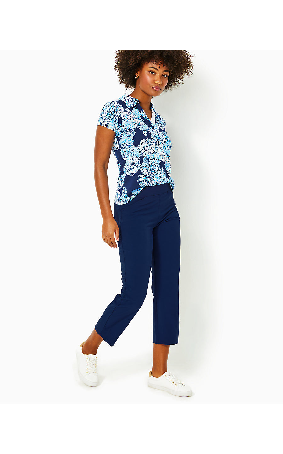 ALSTON CROP PANT UPF 50+, LOW TIDE NAVY