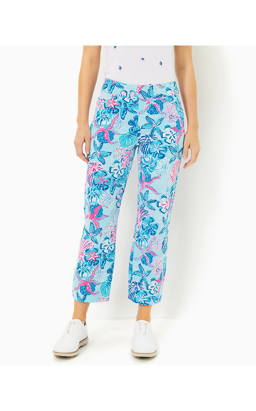 ALSTON CROP PANT UPF 50+, MULTI BAHAMAS BEACHCOMBER GOLF