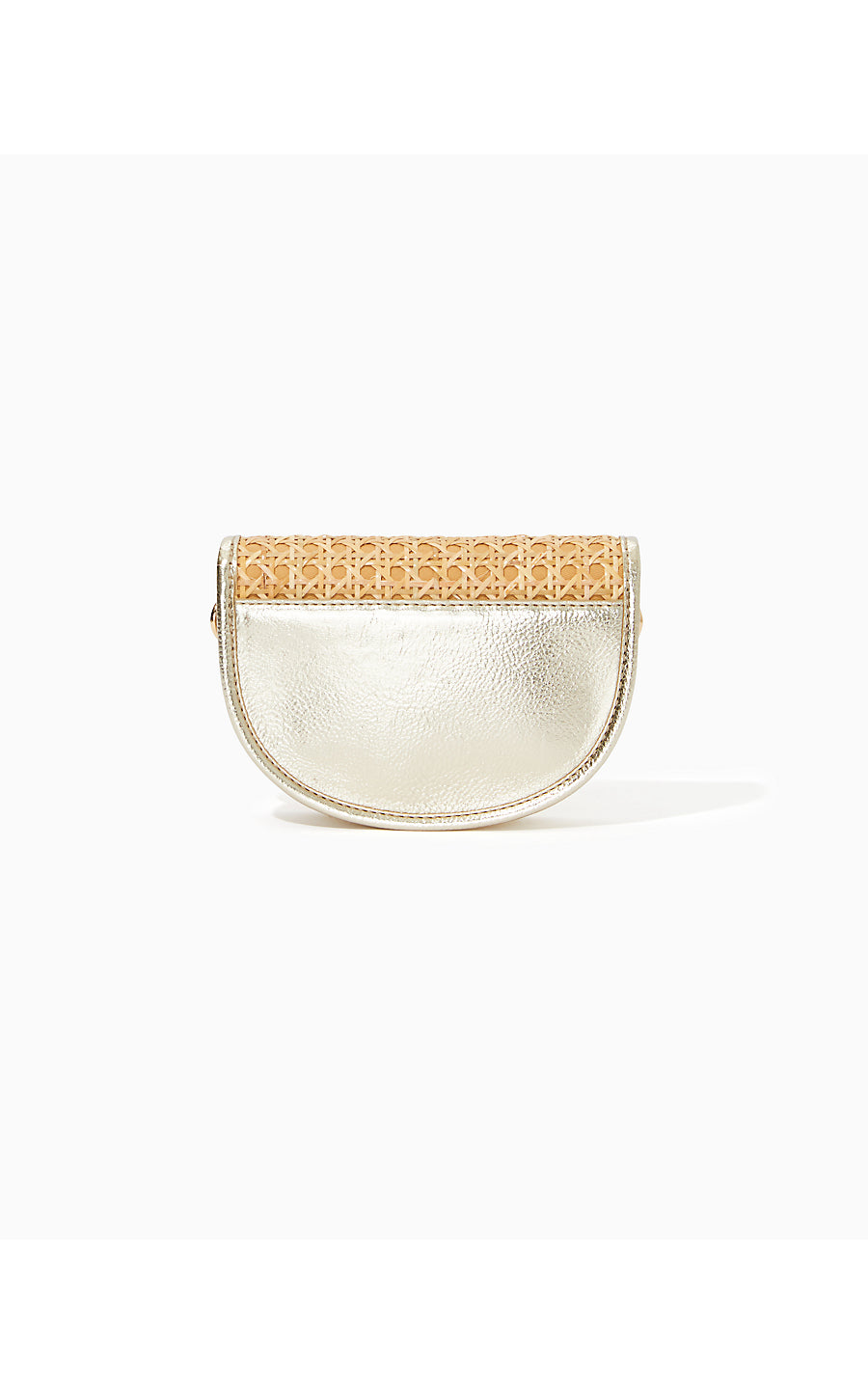 CAMILLE CANE BELT BAG, NATURAL