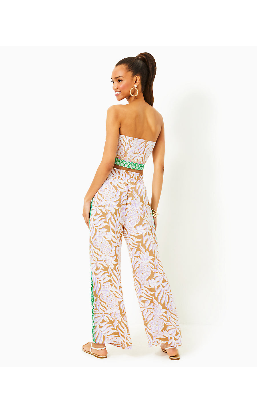 OCTAVIA PANT SET, MULTI BON VIVANTS ENGINEERED SET