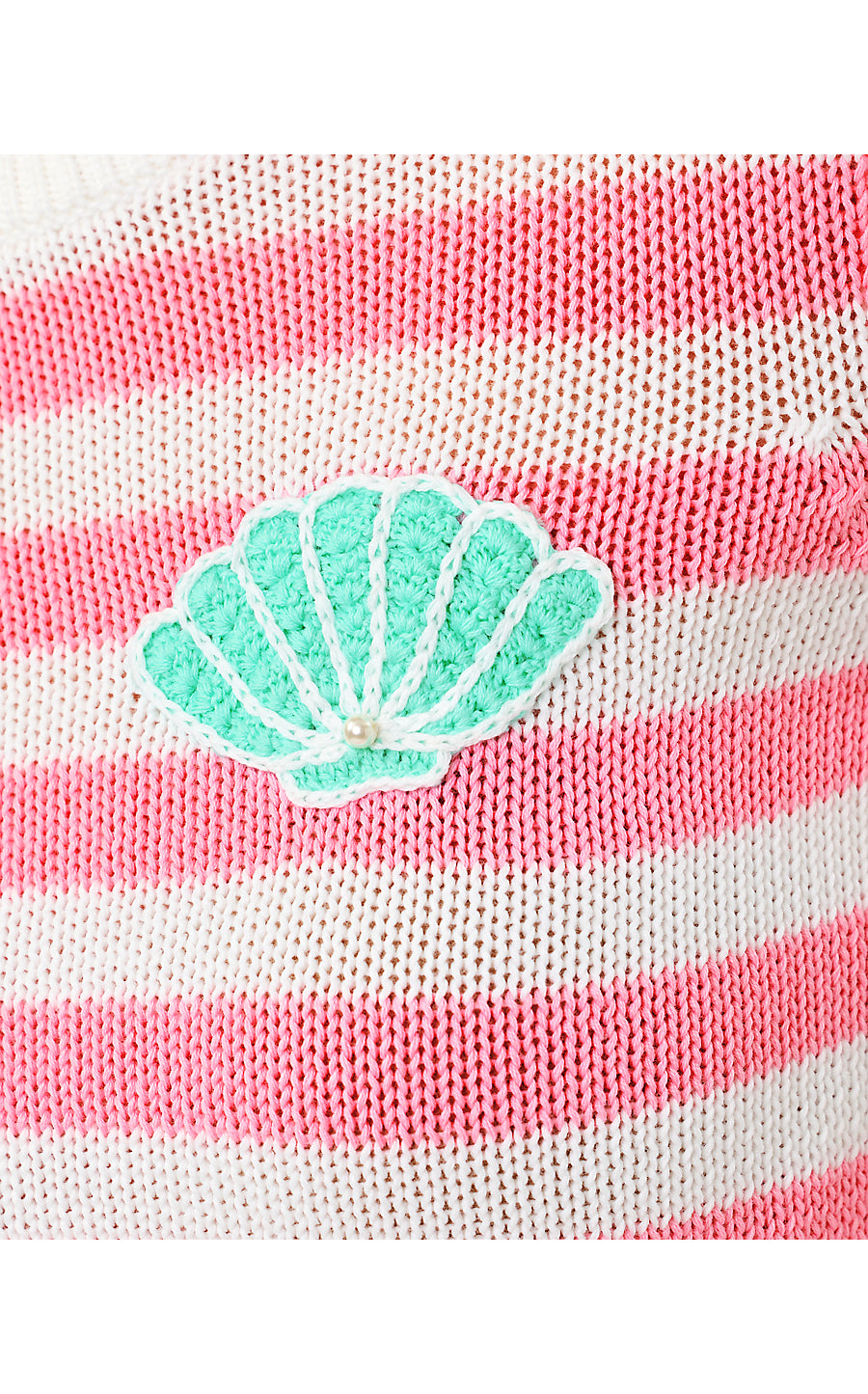 KELLYN SWEATER, CONCH SHELL PINK NAUTI STRIPE