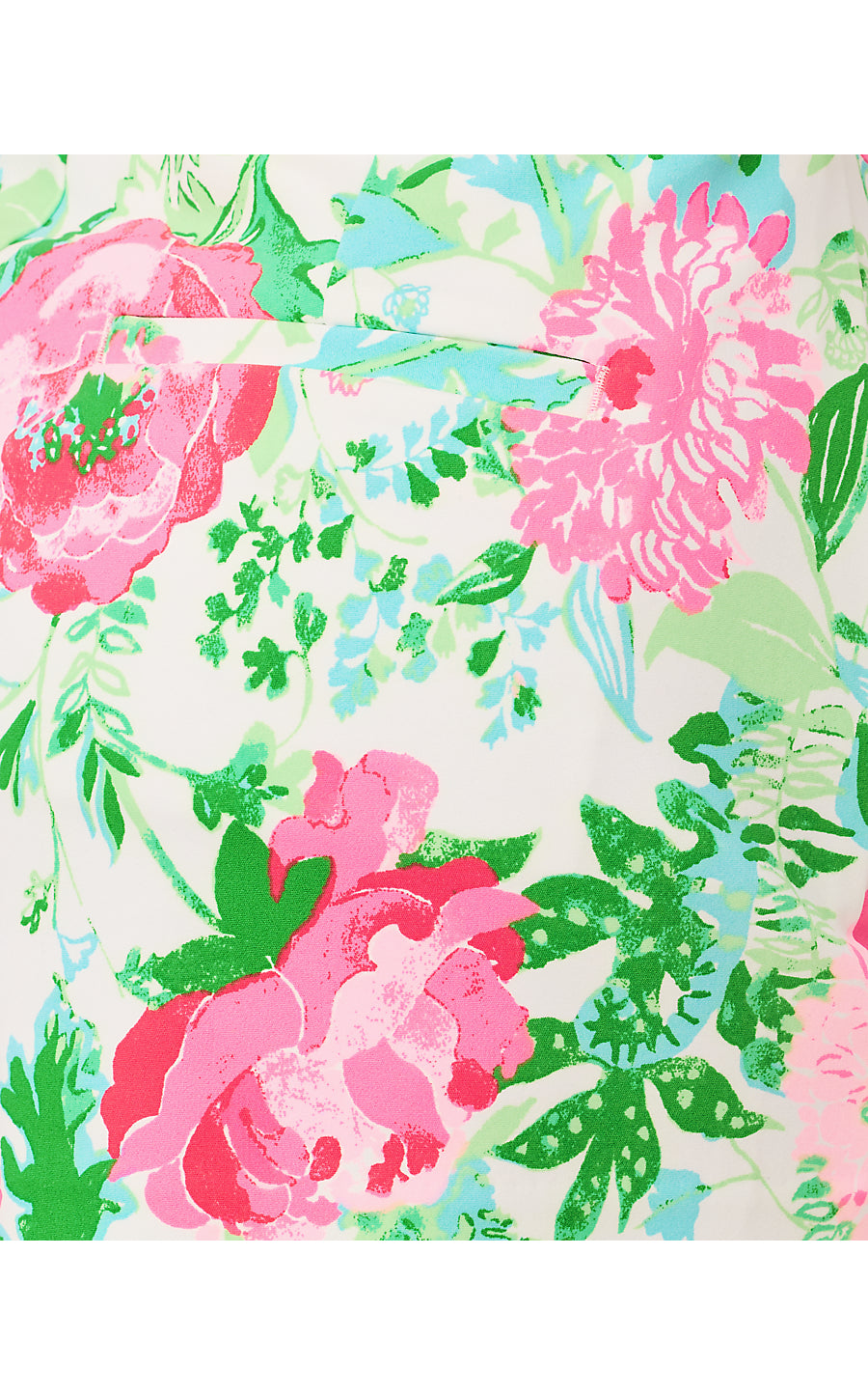 SARISSA STRETCH SHORT, MULTI POPPY PARTY