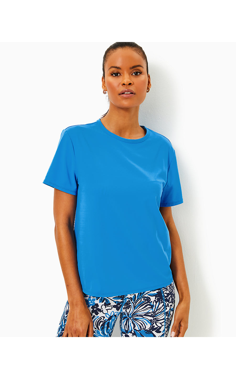RALLY ACTIVE TEE UPF 50+, MORELLE BLUE