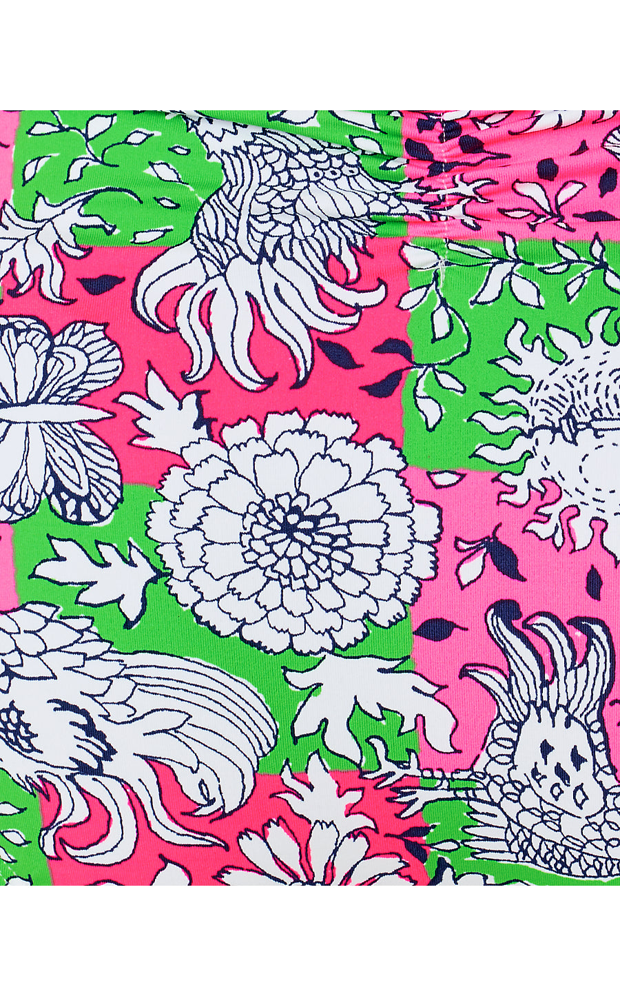 BETIE BIKINI BOTTOM, CHERRY BLOSSOM PINK LIL CHICKEN CHECK