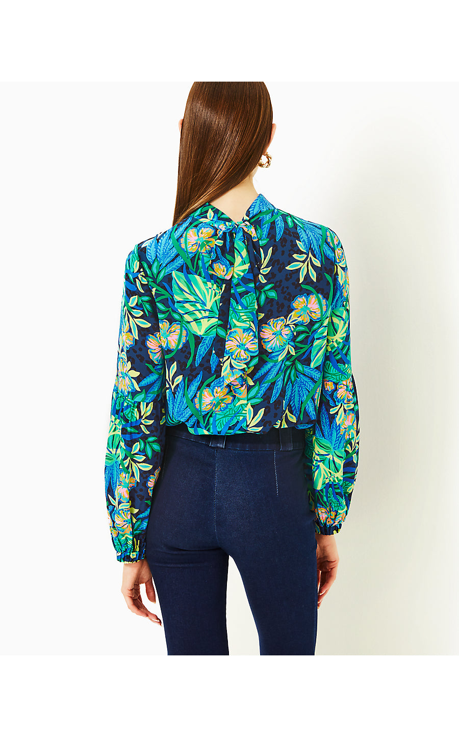 WITAKER SILK TOP, MULTI THE HOTTEST SPOT
