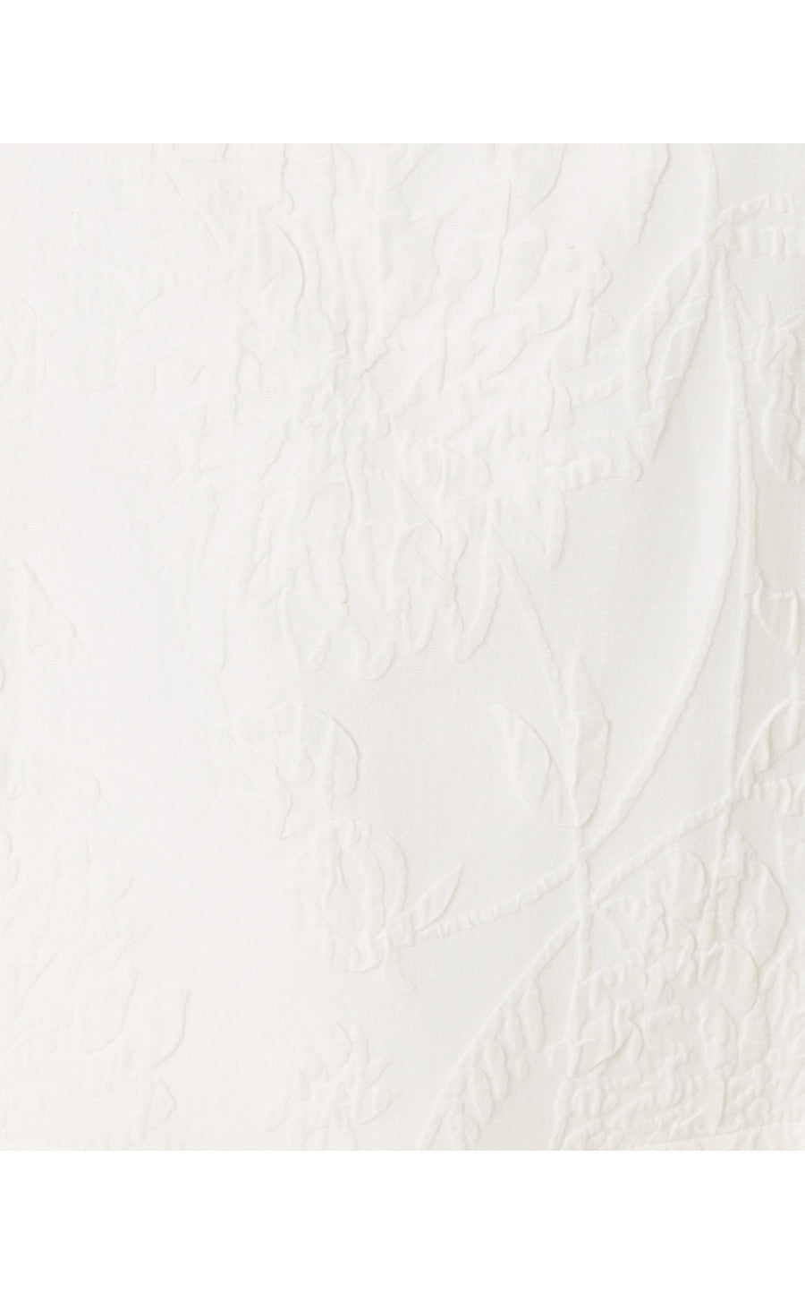 ZOYA RUFFLE TOP, RESORT WHITE CALIENTE PUCKER JACQUARD