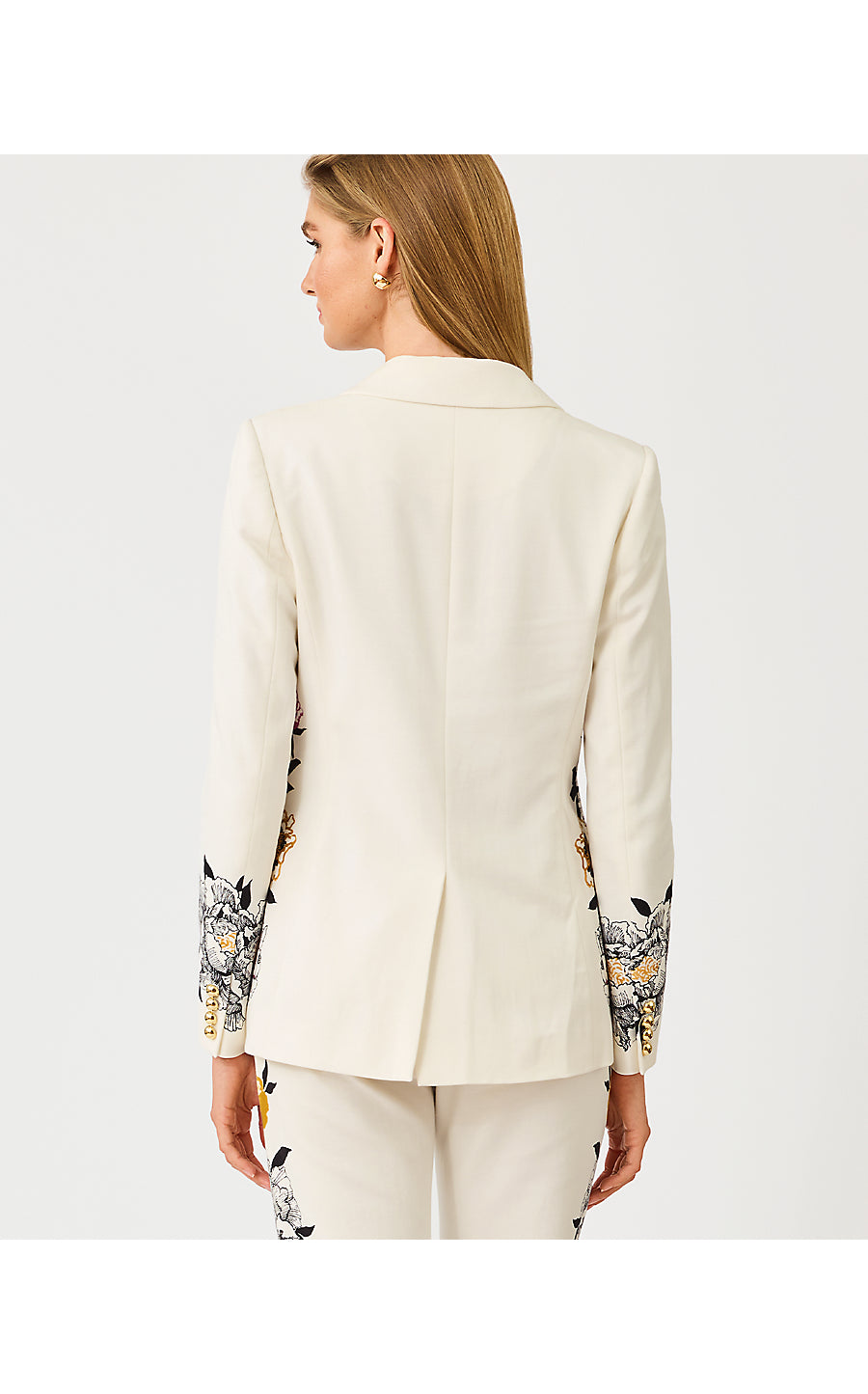 AMRYN BLAZER, COCONUT PEONY PERFECTION ENGINEERED BLAZER
