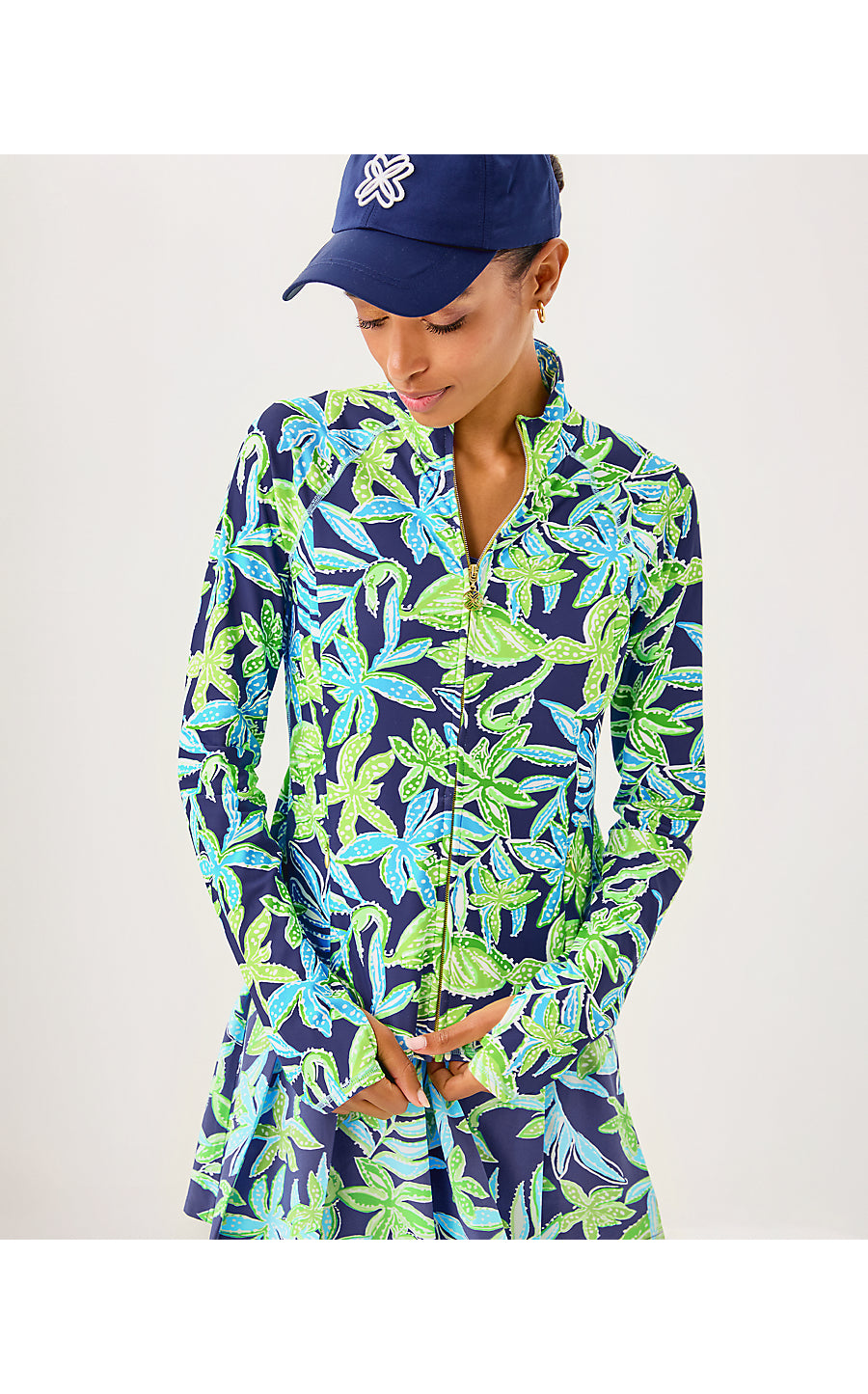 BREAKER JACKET UPF 50+, SAPPHIRE POOL TROPICAL TANGO