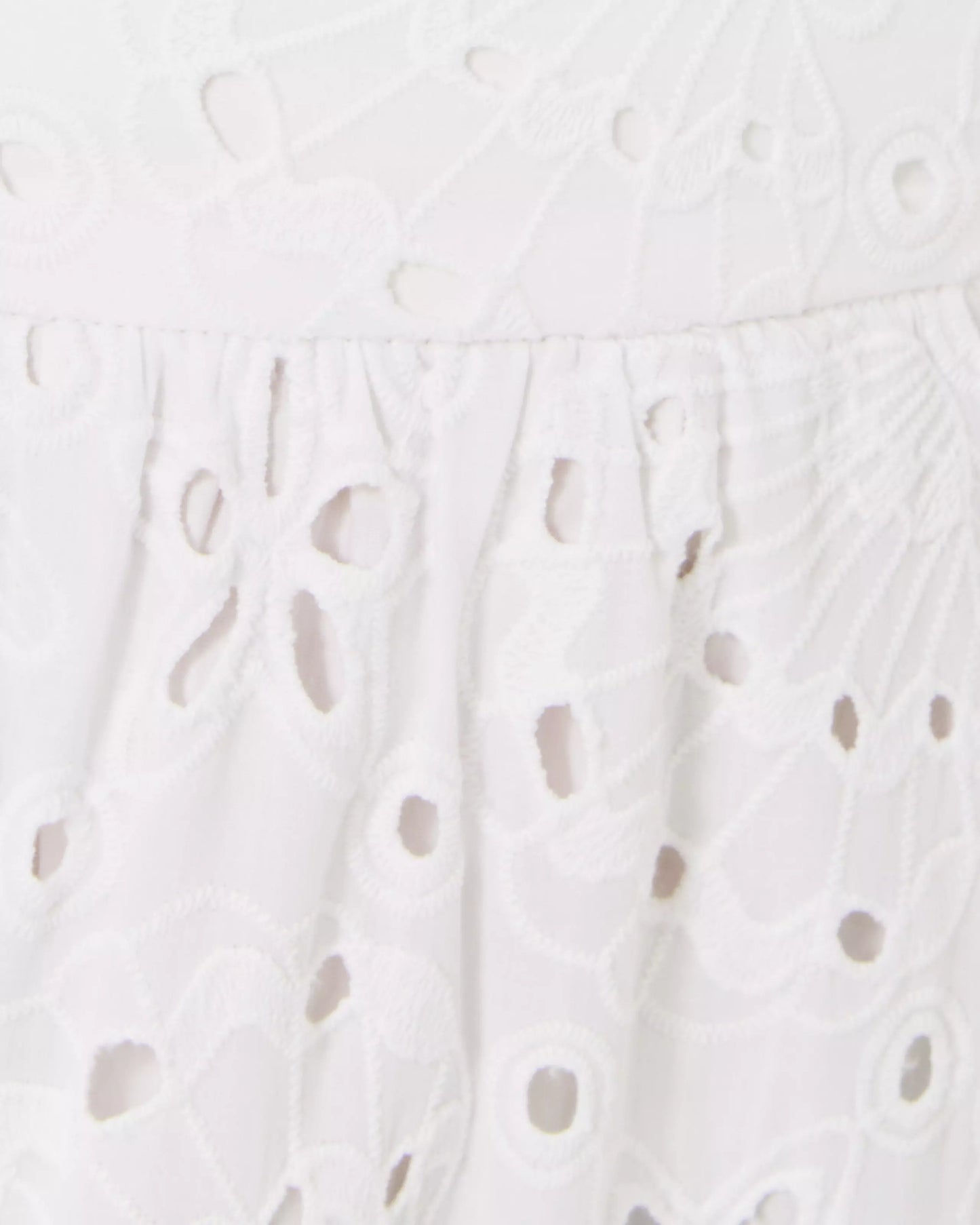 WINSLOW EYELET TOP, RESORT WHITE SEALIFE EYELET