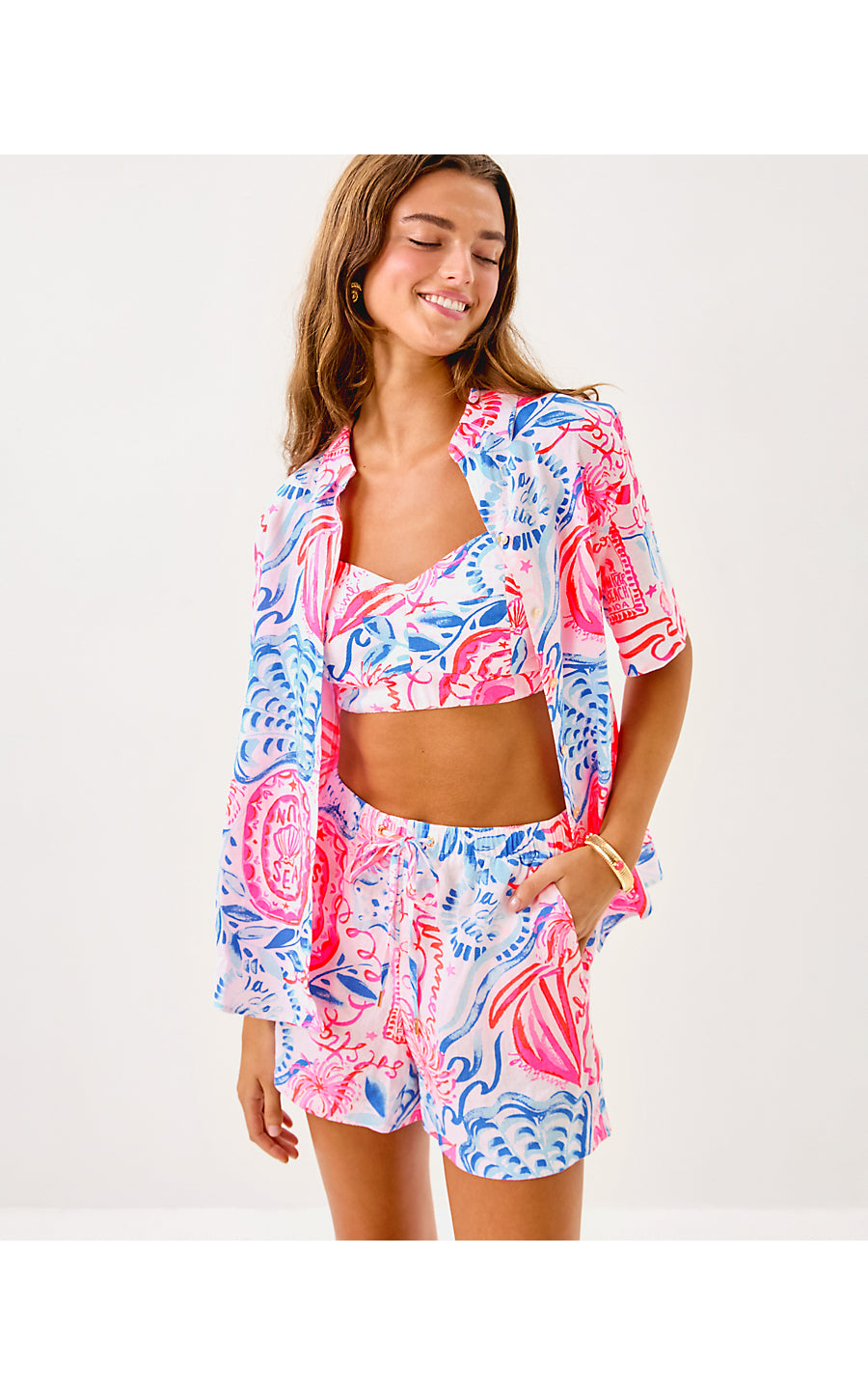 CROIX LINEN SHORT, RESORT WHITE SUN SEA SAND