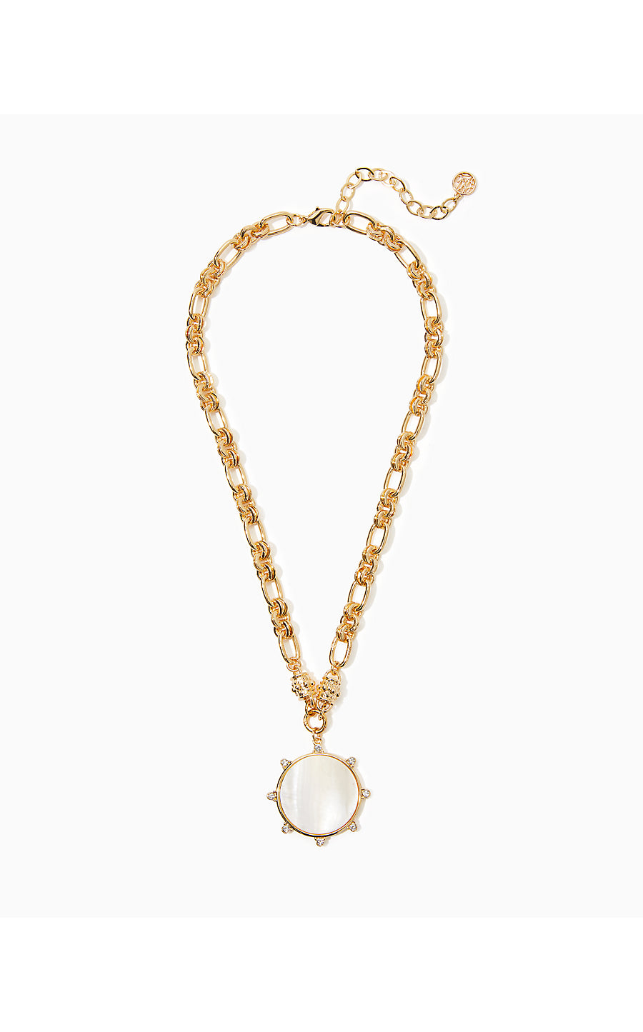 A LIL NAUTI NECKLACE, GOLD METALLIC