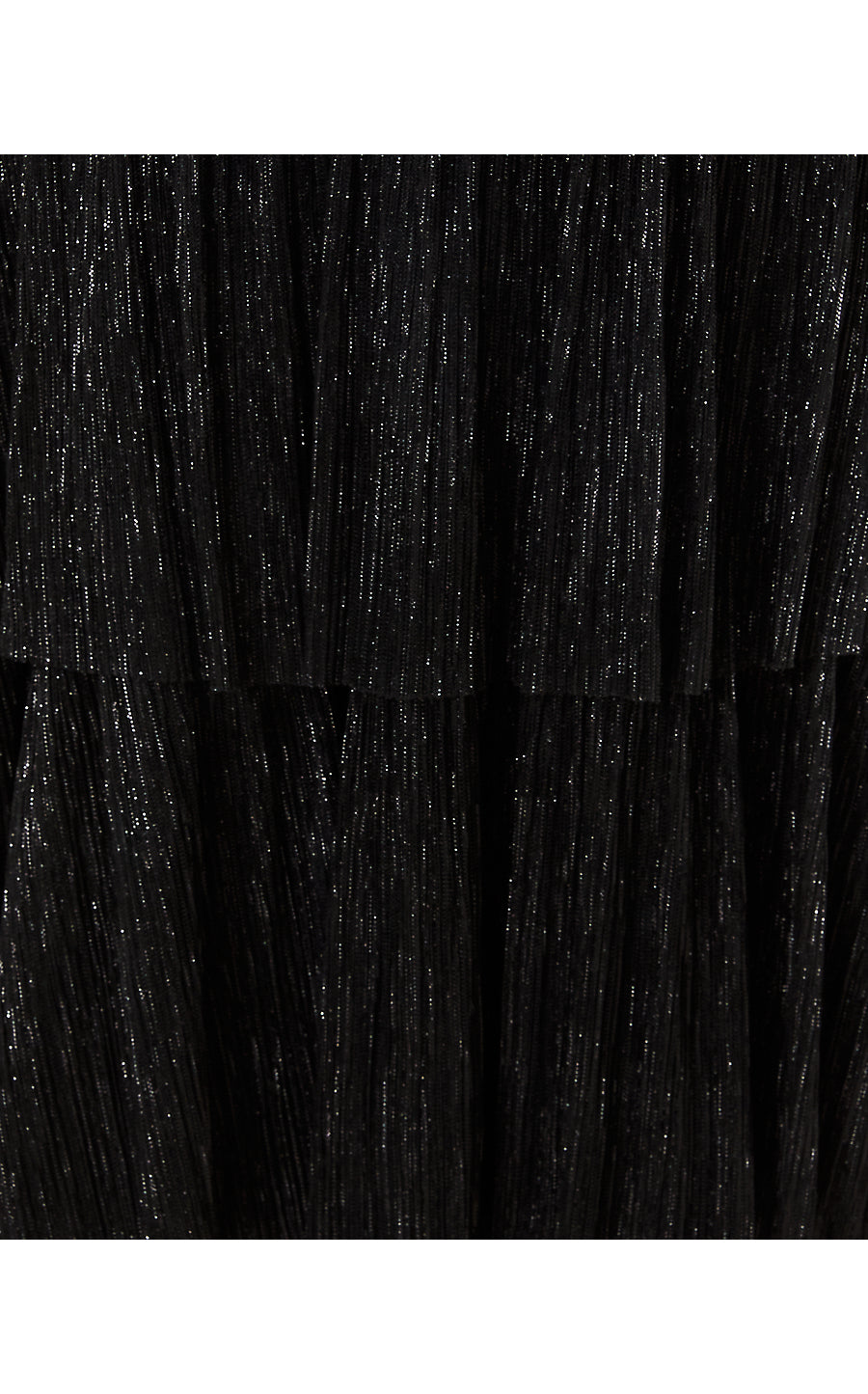 WYN DRESS, NOIR METALLIC KNIT CRINKLE