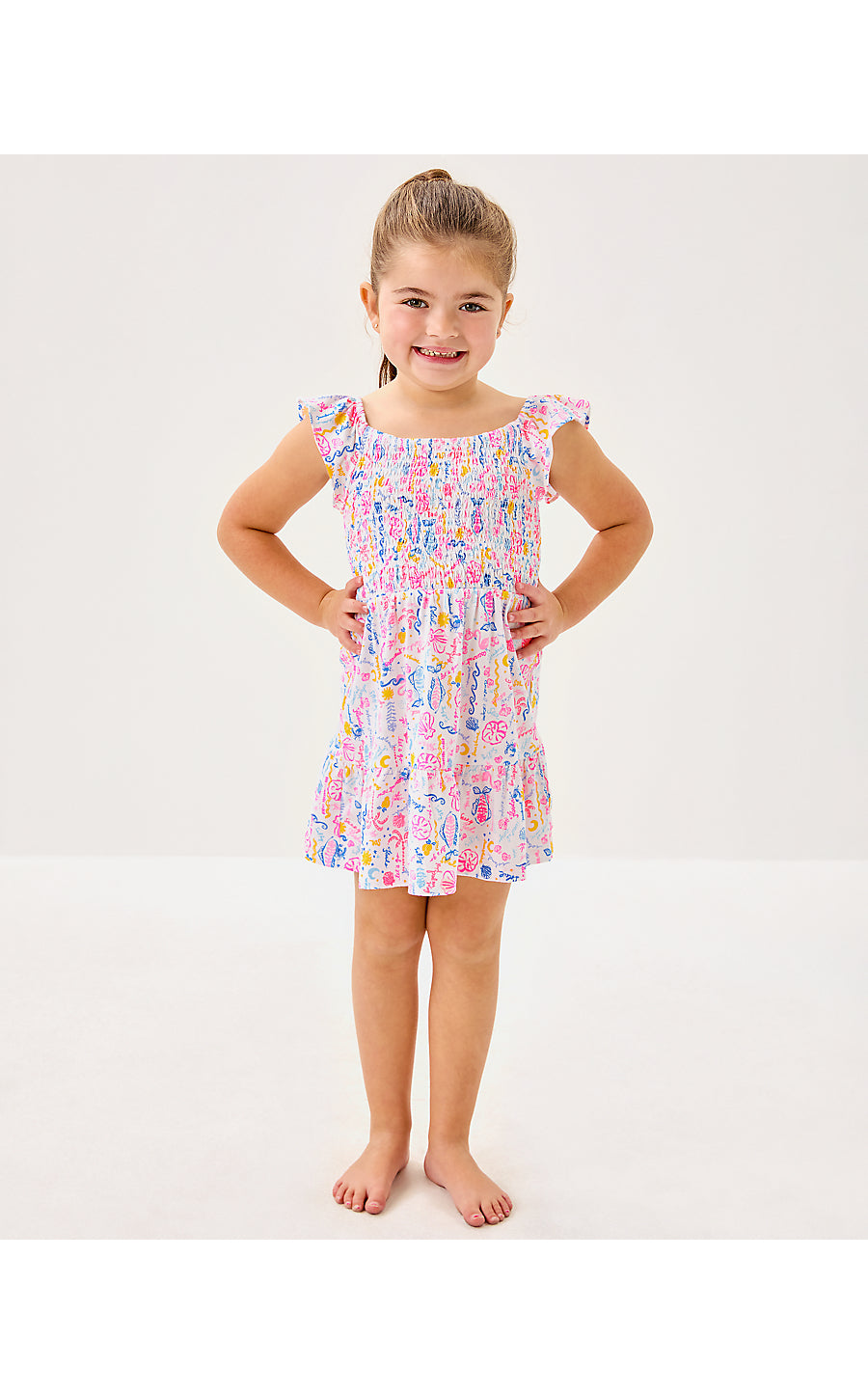MINI JILLY DRESS, MULTI SUMMER SERENADE