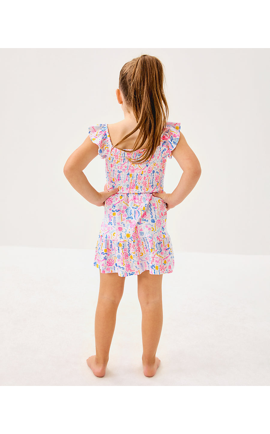MINI JILLY DRESS, MULTI SUMMER SERENADE