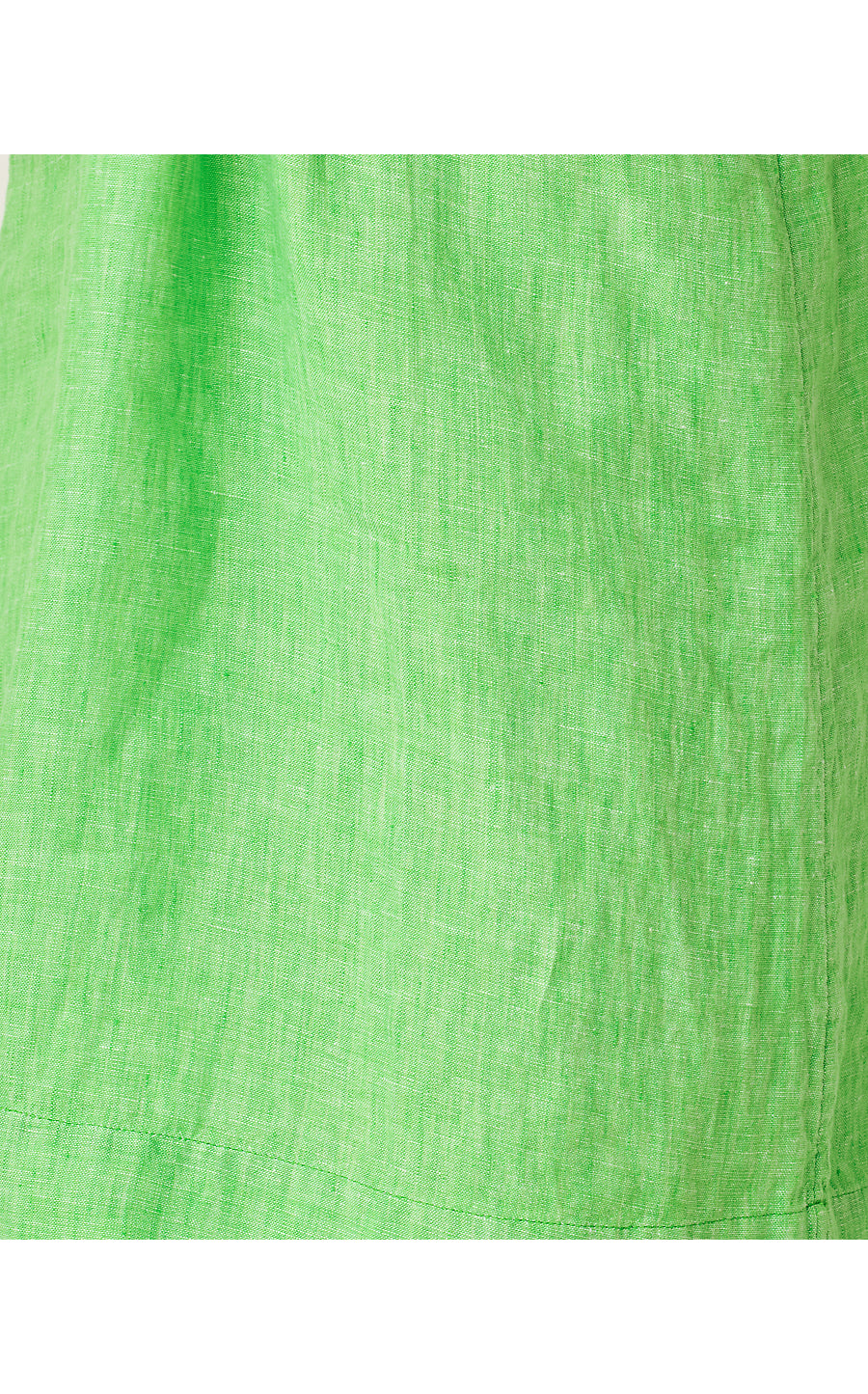 MIALEIGH ELBOW SLEEVE LINEN DRESS, PUTTING GREEN X RESORT WHITE