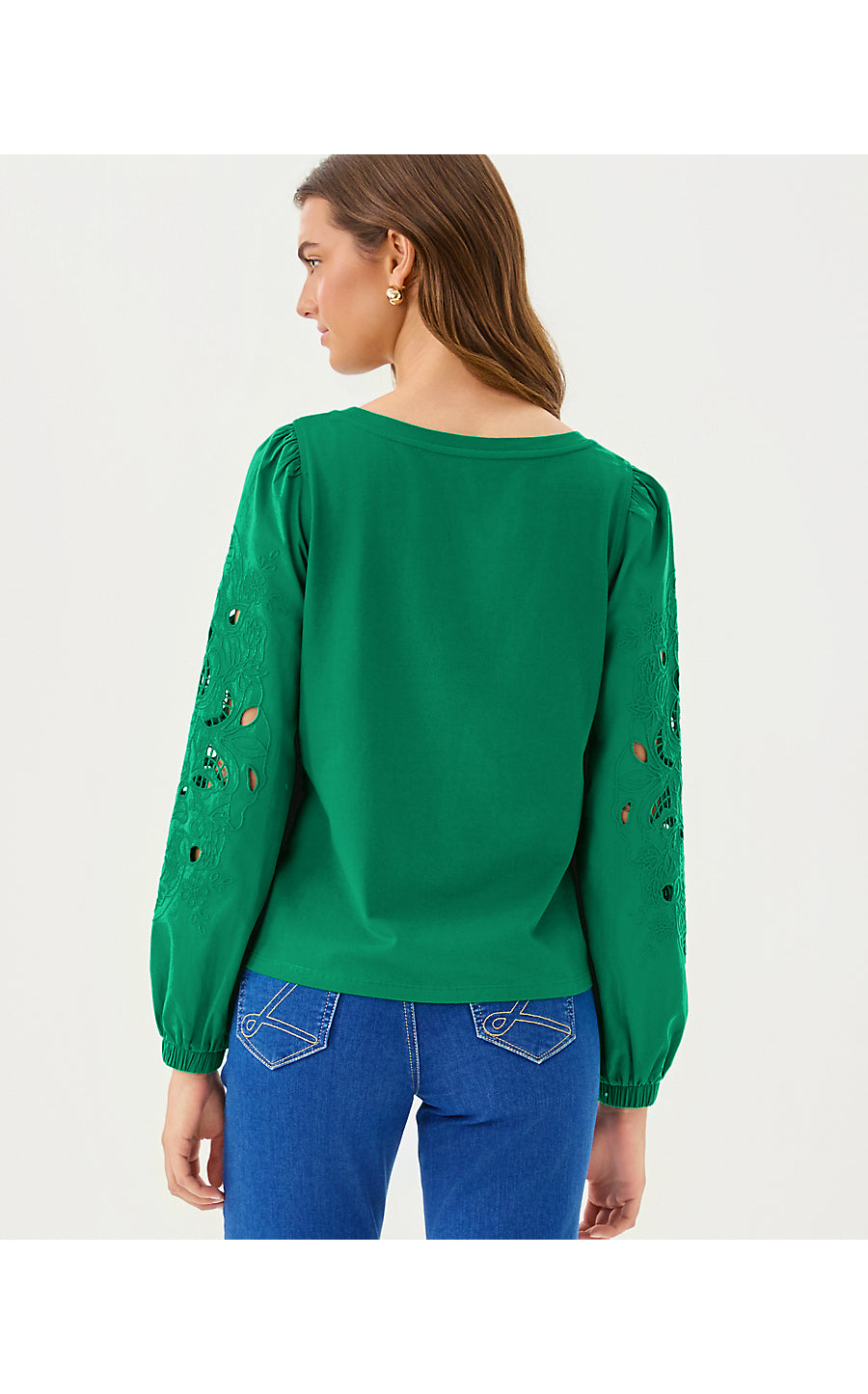 ISLEY KNIT TOP, FIDDLE LEAF GREEN