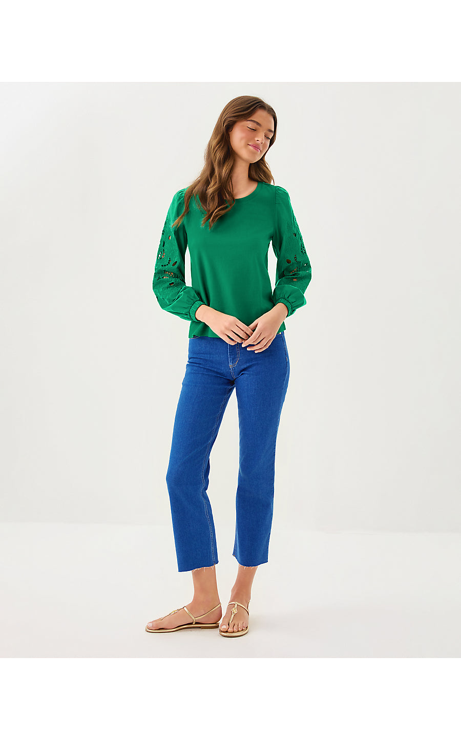 ISLEY KNIT TOP, FIDDLE LEAF GREEN