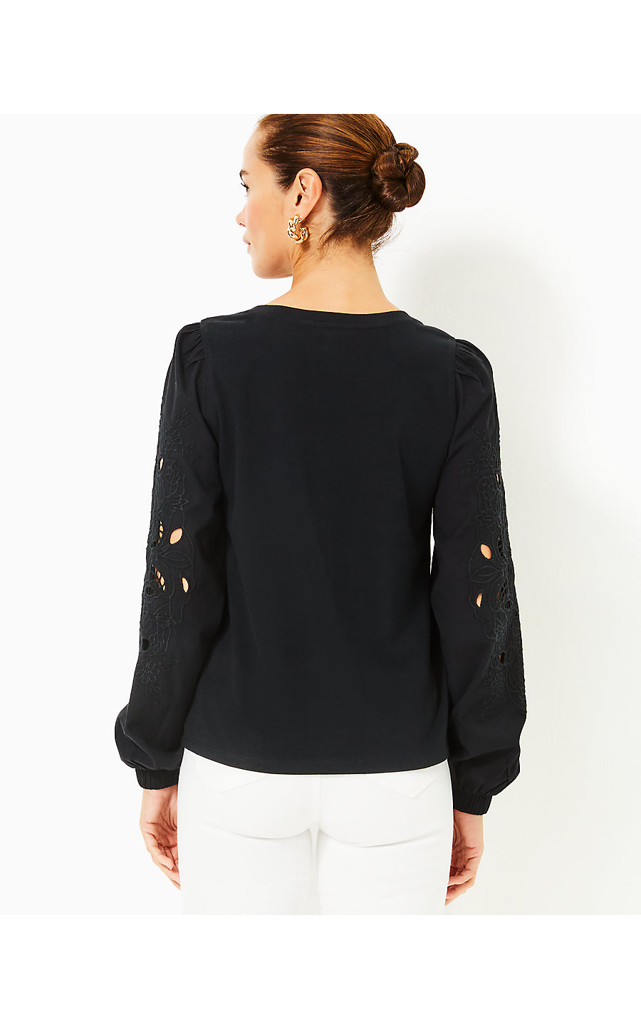 ISLEY KNIT TOP, NOIR