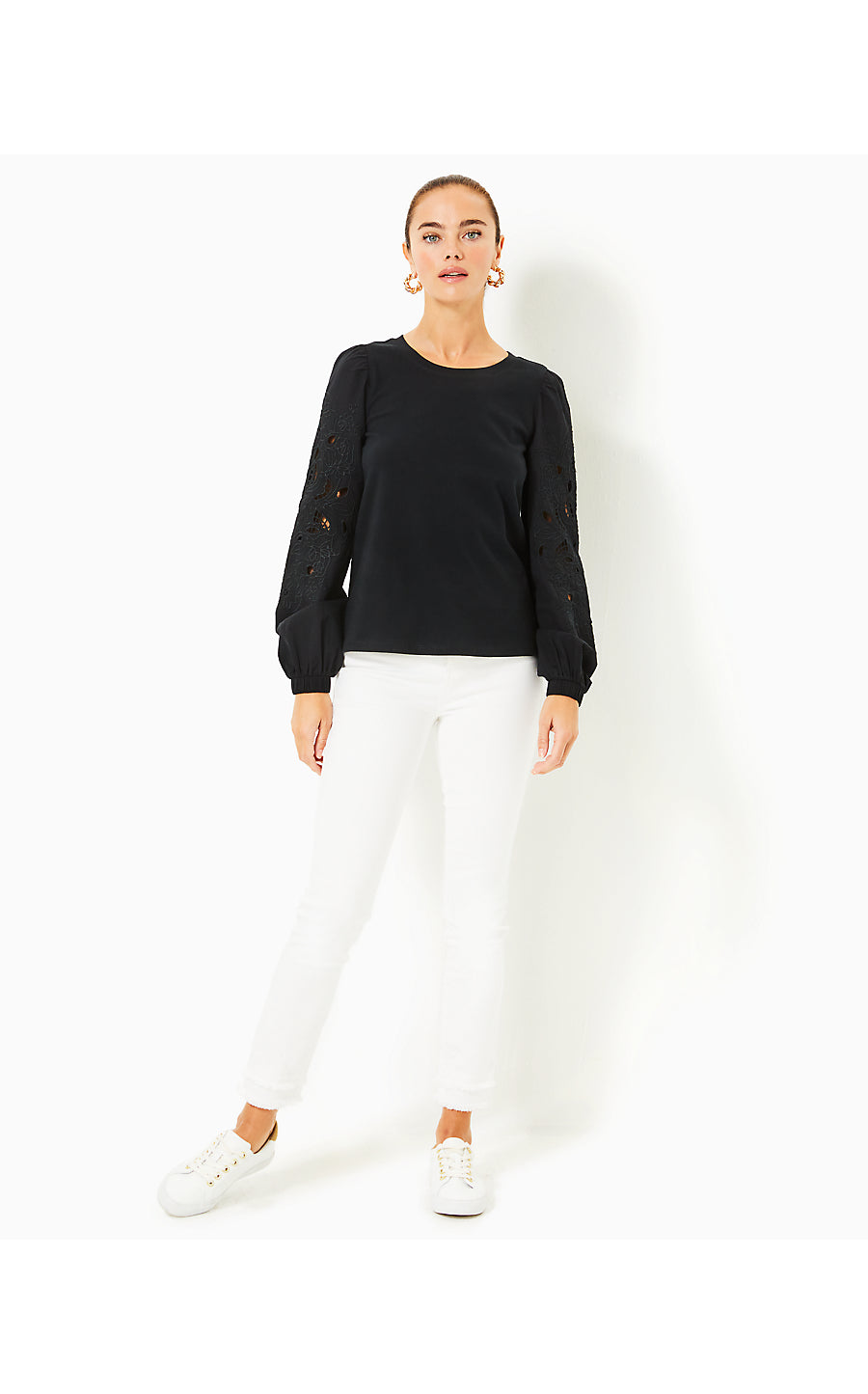 ISLEY KNIT TOP, NOIR