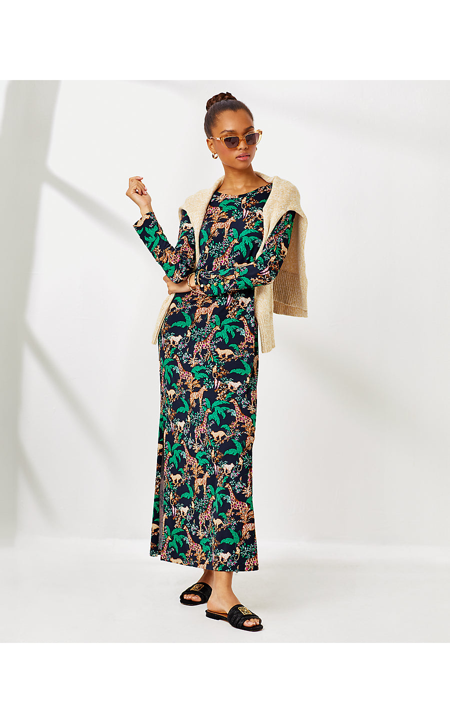MARYLANE UPF 50+ MAXI DRESS, MULTI DANCING IN THE MOONLIGHT