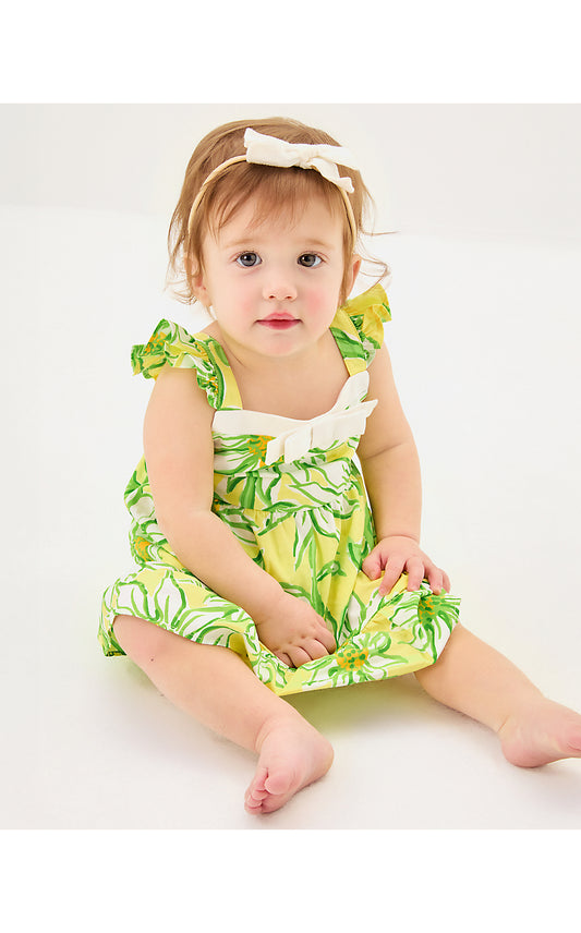 CHARLIZE INFANT DRESS, LIMONCELLO SUNBELIEVABLE
