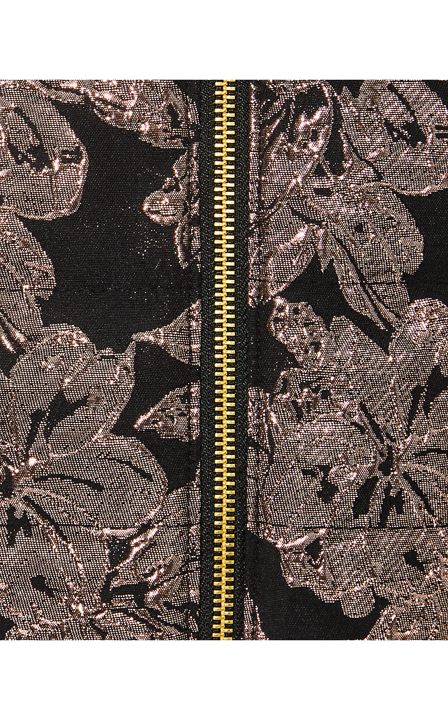 EMELYN BROCADE JACKET, NOIR MOONLIGHT DANCE BROCADE