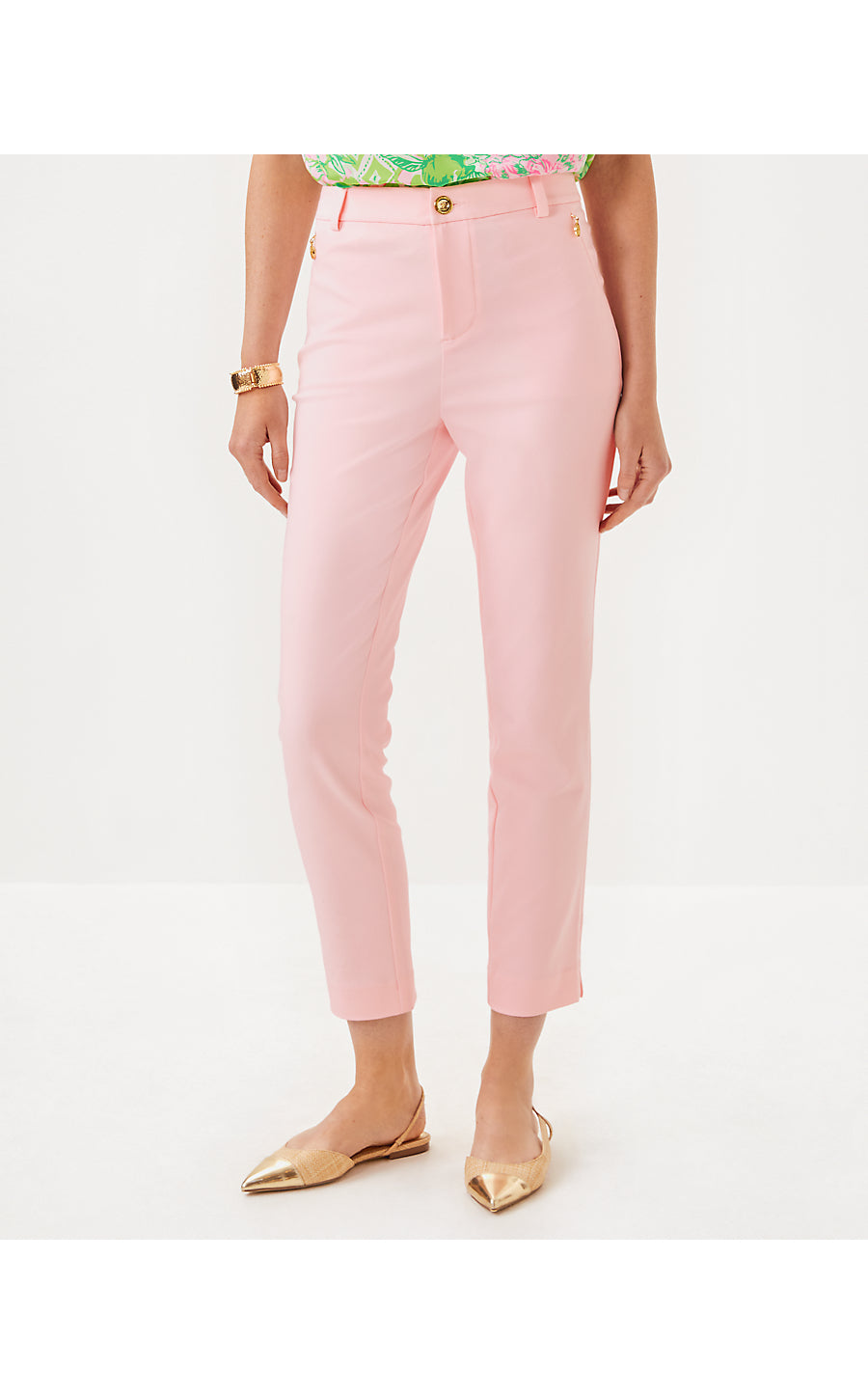 ANA HIGH RISE PANT, PINK MUSE