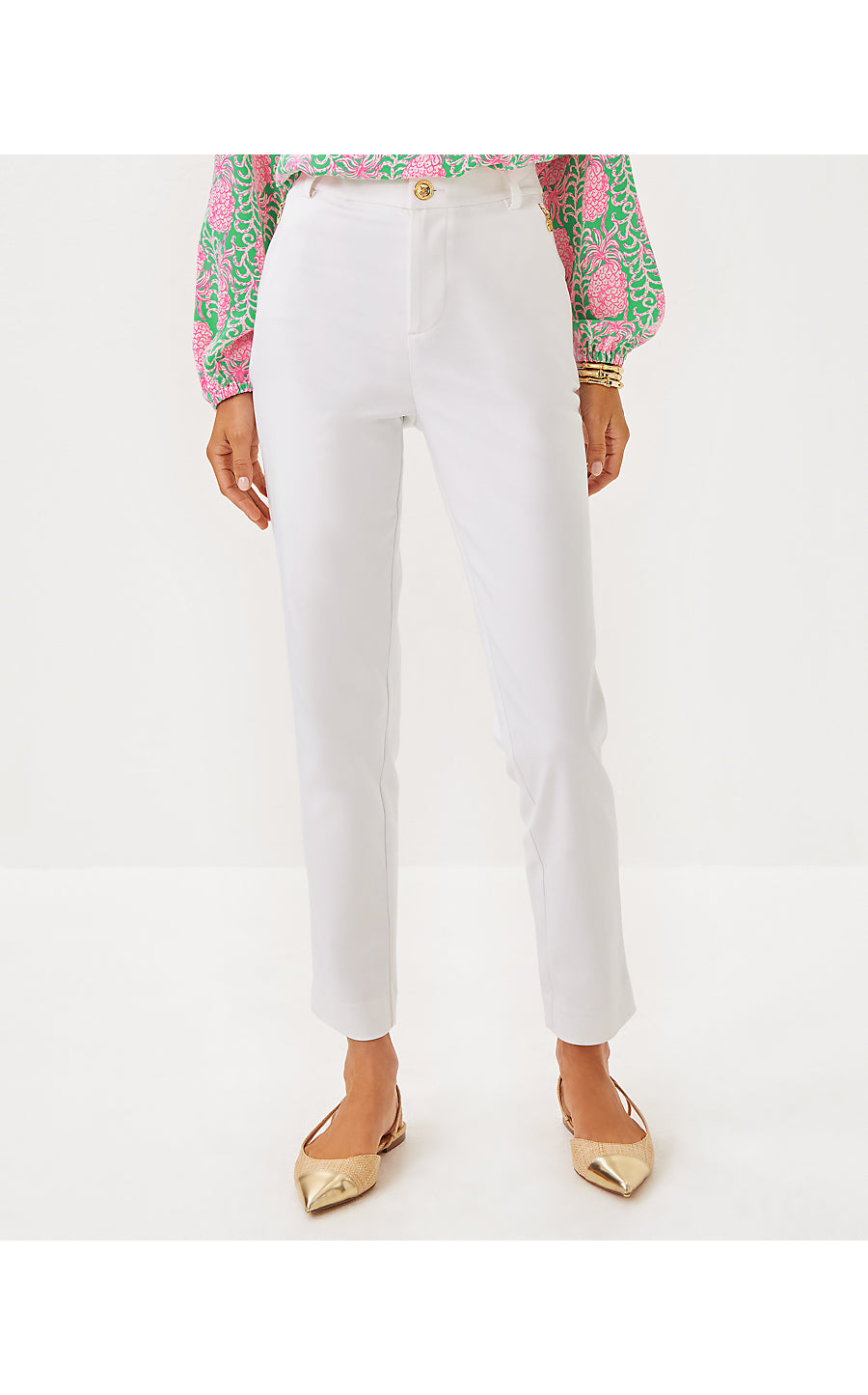 ANA HIGH RISE PANT, RESORT WHITE