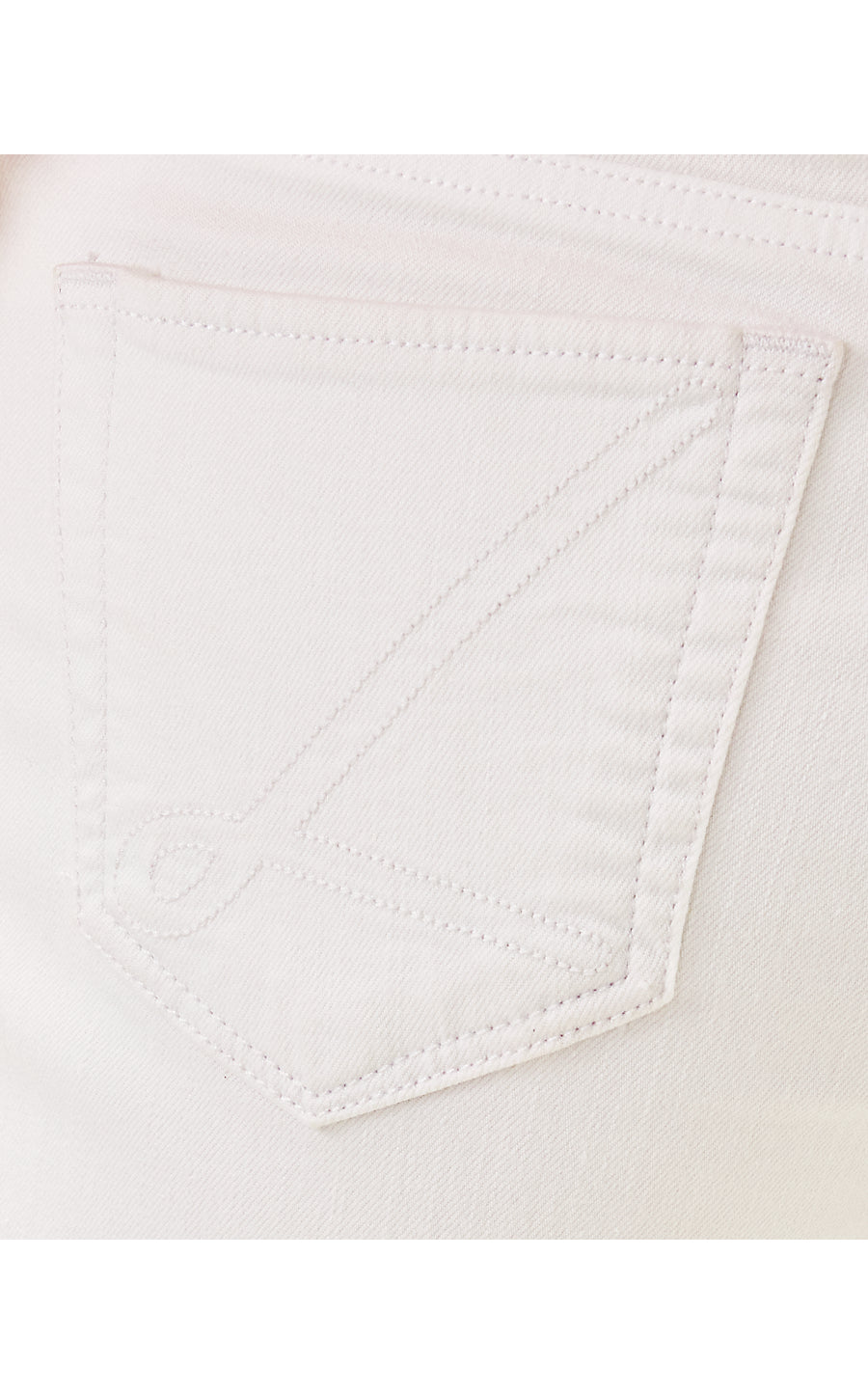ANISTON HIGH RISE STRAIGHT JEAN, RESORT WHITE