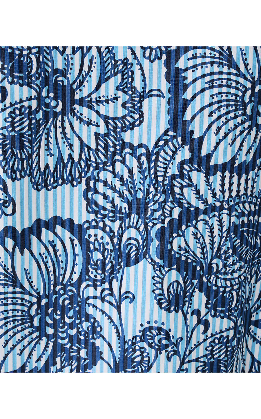 ELENI UPF 50+ PULLOVER, STARLIGHT NAVY PROUD AS A PEACOCK STRIPE