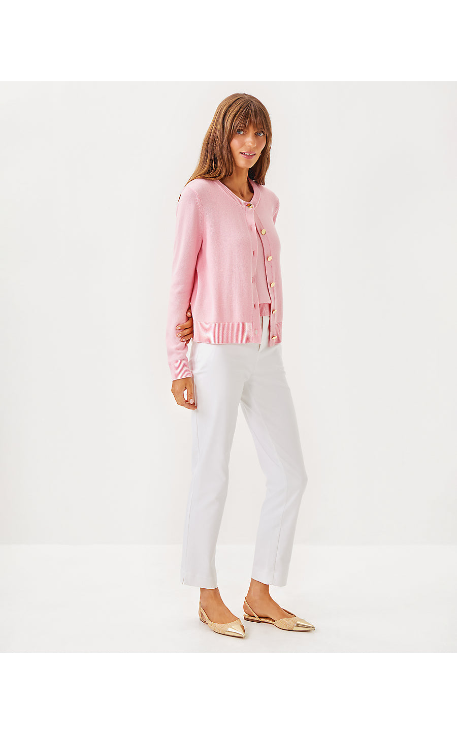 AMALIA CARDIGAN, PINK MUSE