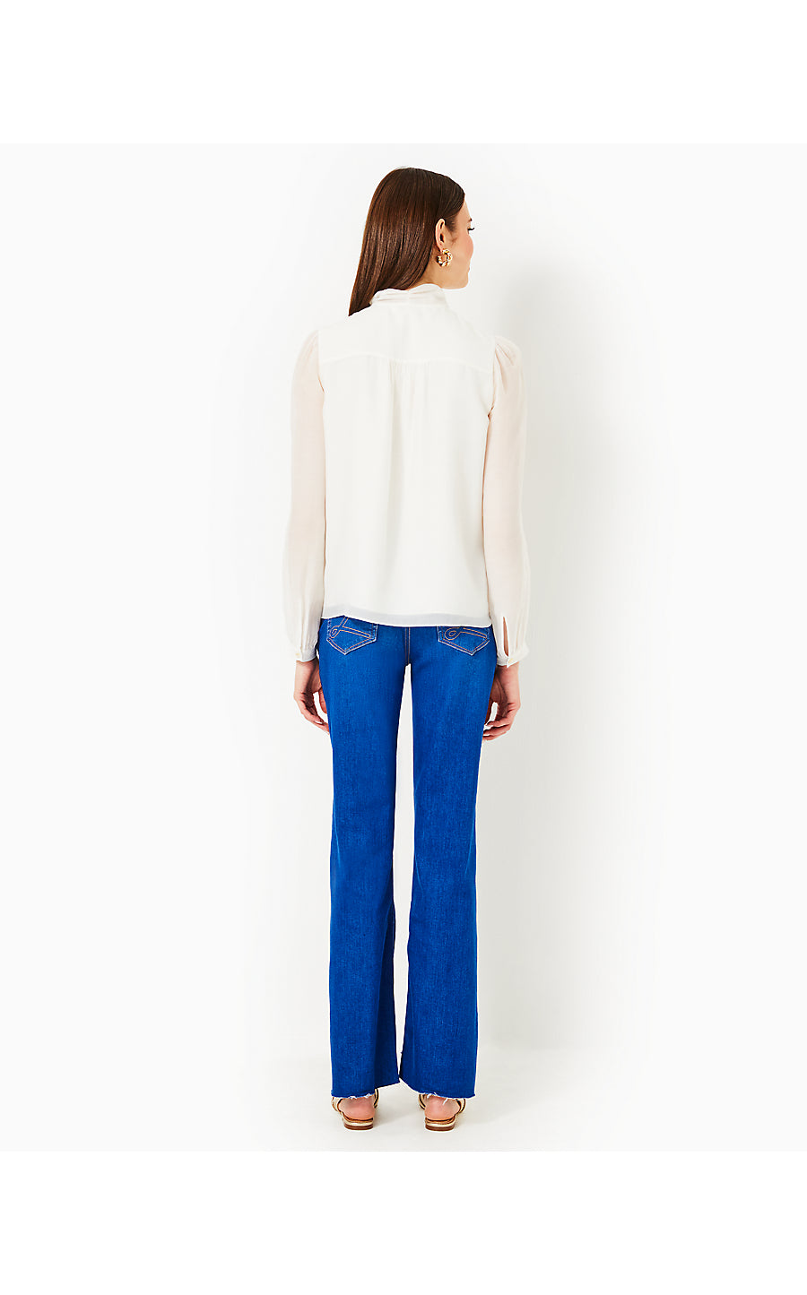 ANISTON HIGH RISE STRAIGHT LEG JEAN, MEDIUM WASH