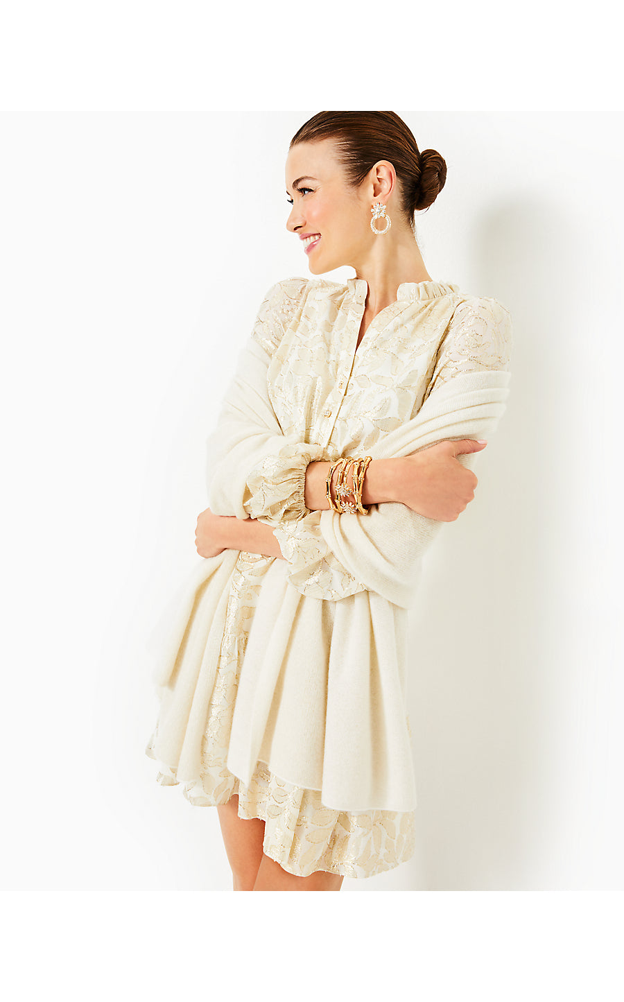 evaline silk dress Evaline Silk Dress - Coconut Floral Bloom Silk Clip The Islands