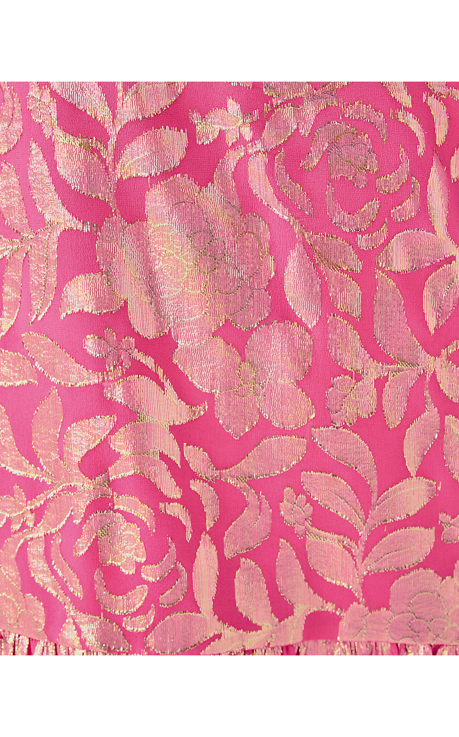 EVALINE SILK DRESS, SUN SHELL PINK FLORAL BLOOM SILK CLIP