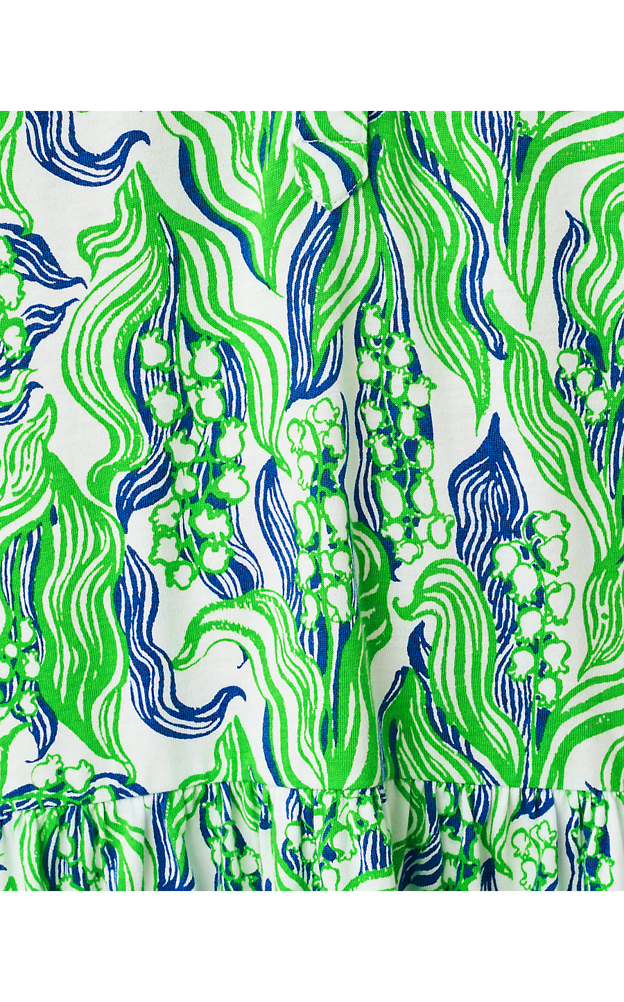 BINGLEY DRESS, PUTTING GREEN LILLY OF THE VALLEY