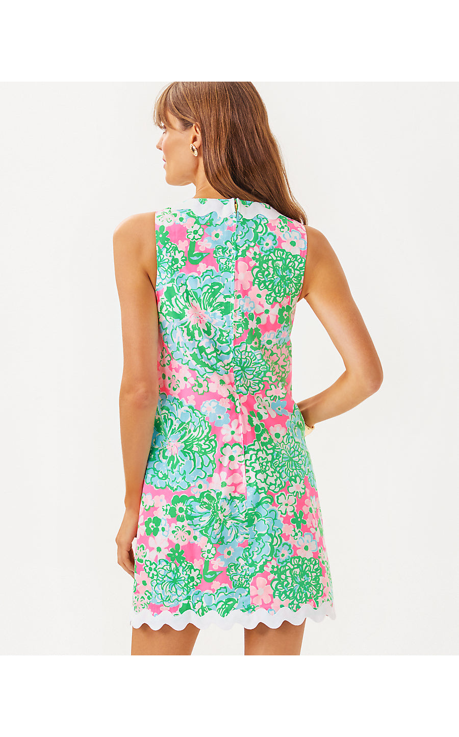 ROMEY SHIFT ROMPER, MULTI PLUMES IN BLOOM