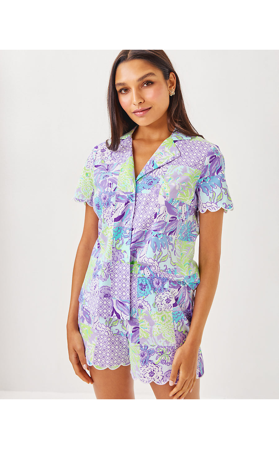 MARLITA PJ TOP, MULTI JUICY STORY PATCH