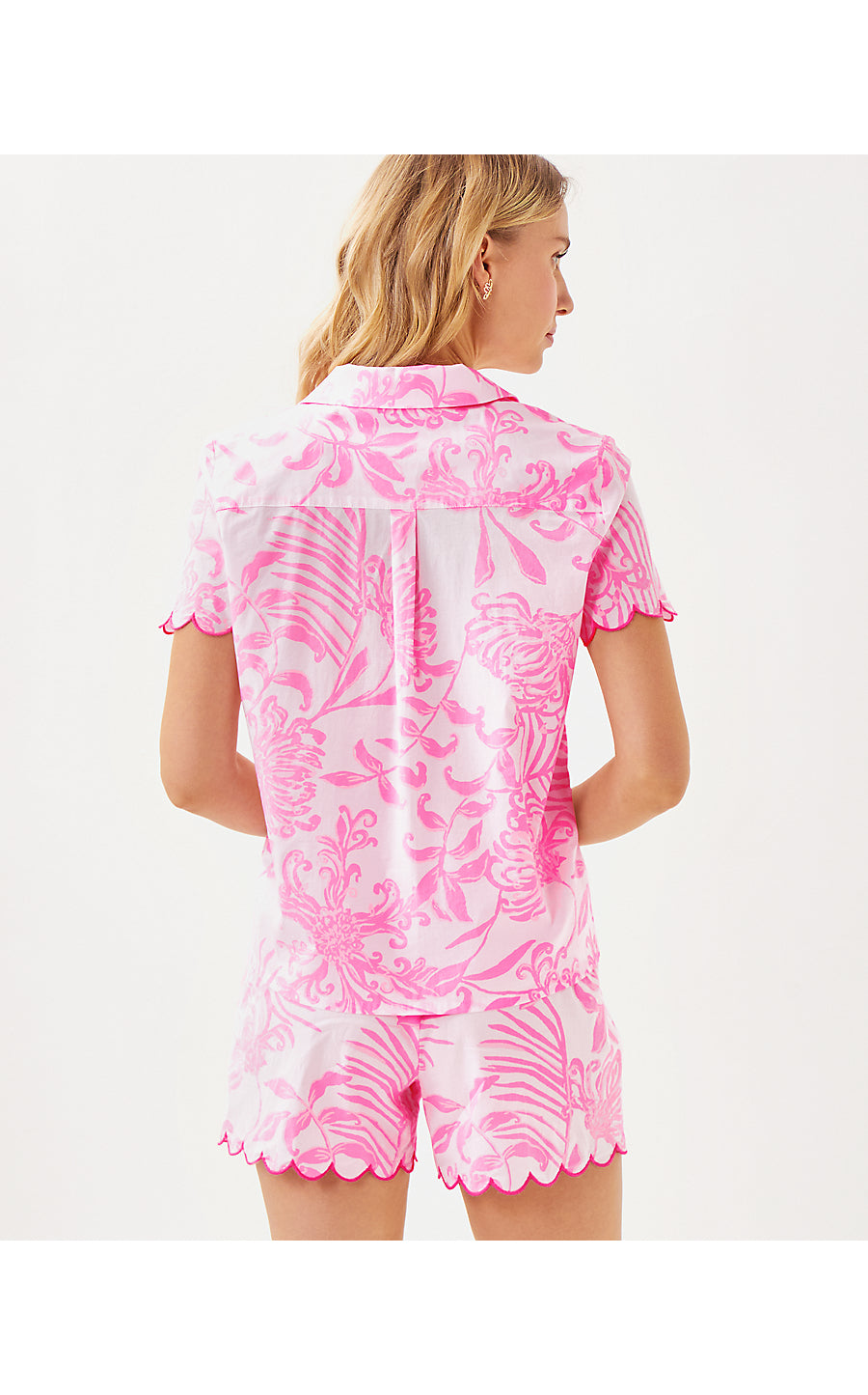 MARLITA PJ TOP, ROUSSEAU PINK GLISTEN IN THE SUN