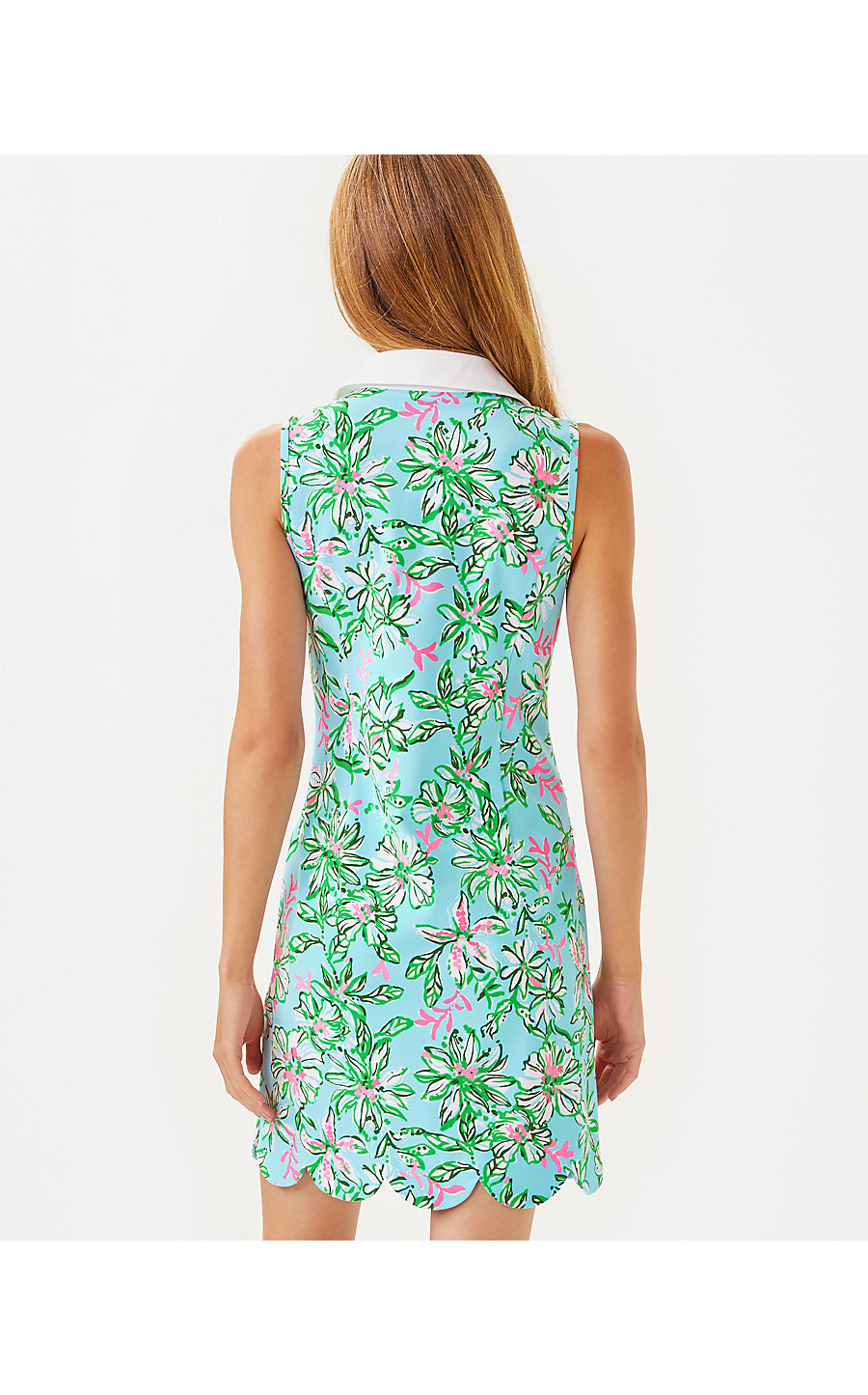 KATHY SCALLOP DRESS UPF 50+, MULTI LIL SUN OF A BUN GOLF