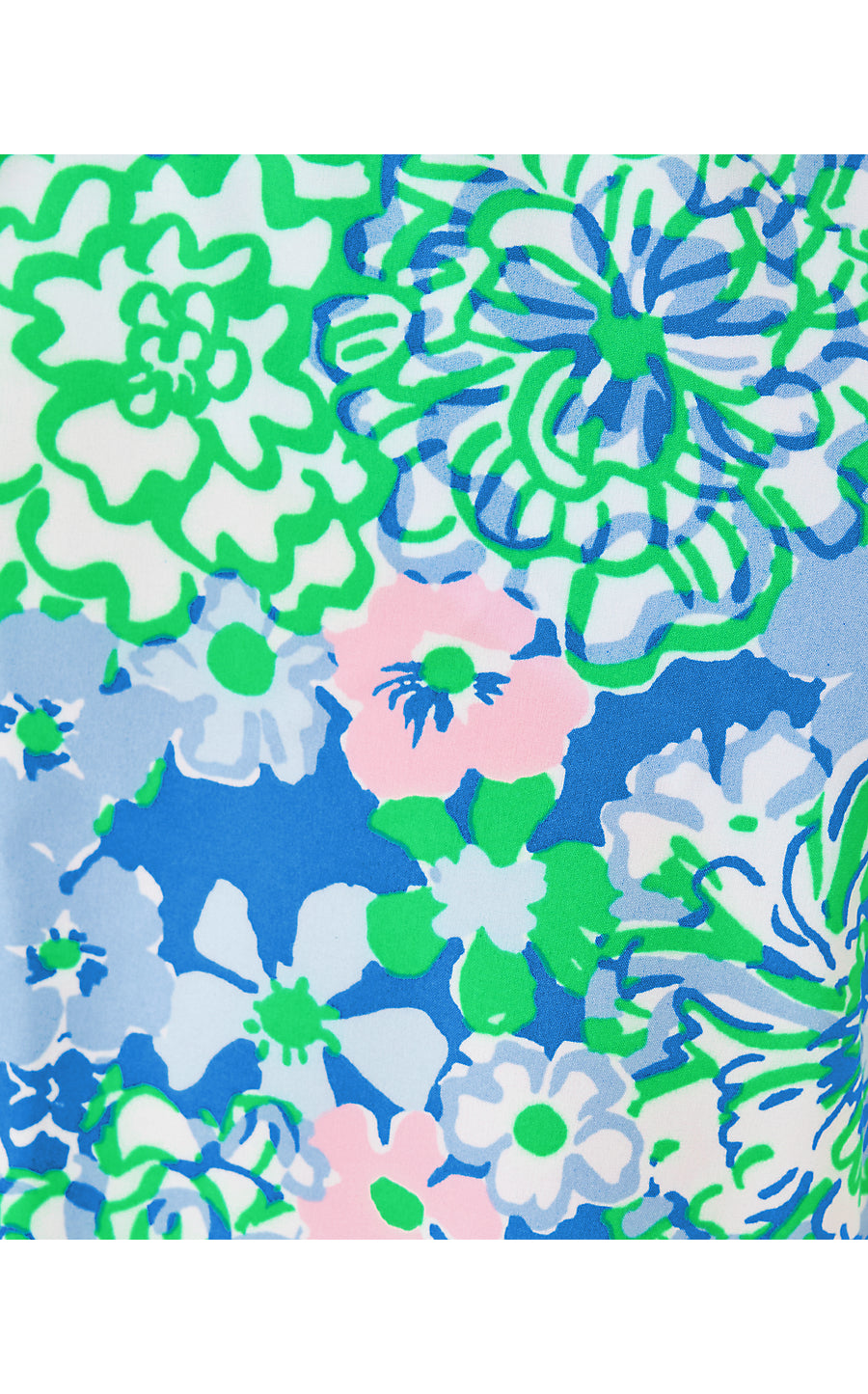 BICCI SHORT, SUNWASHED BLUE PLUMES IN BLOOM
