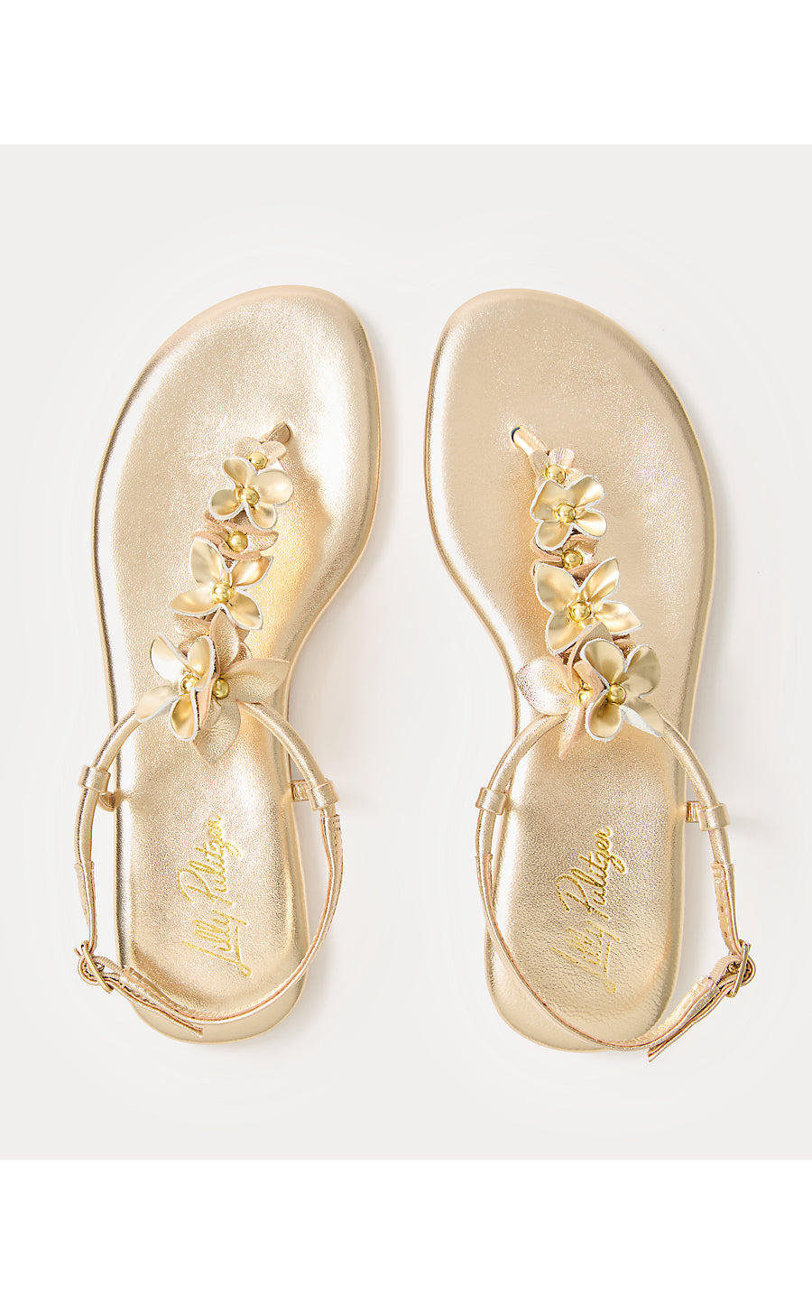 SHELLEY SANDAL, GOLD METALLIC